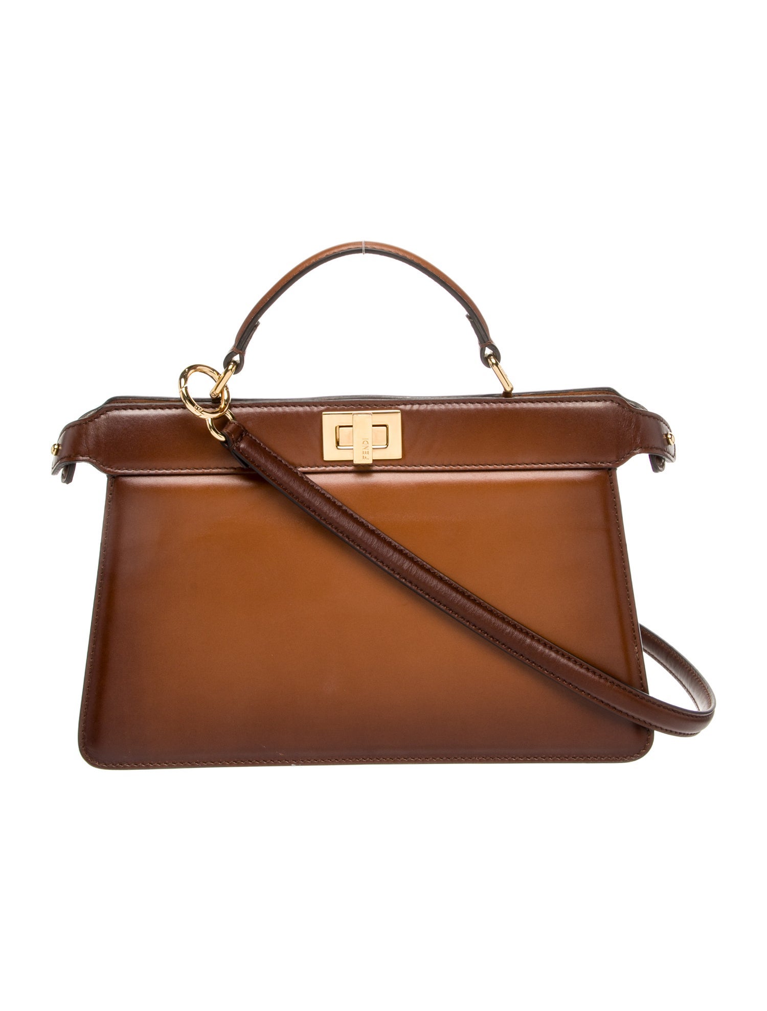 Fendi Leather Peekaboo Medium