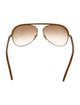 Fendi Zucca FF Logo Aviator Sunglasses