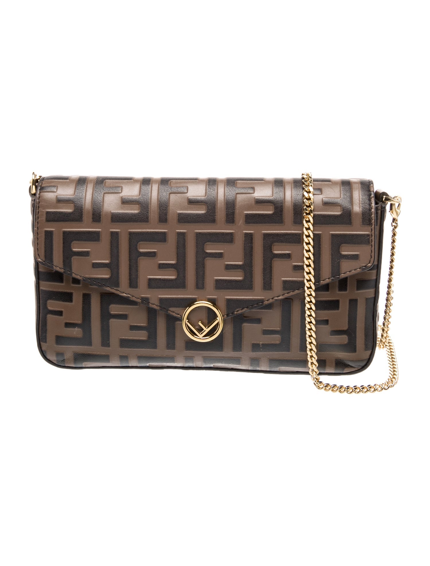 Fendi Zucca FF Shoulder Bag