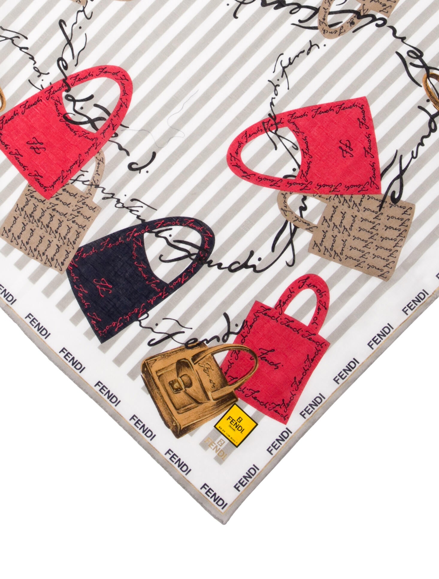 Fendi Silk Vintage Scarf