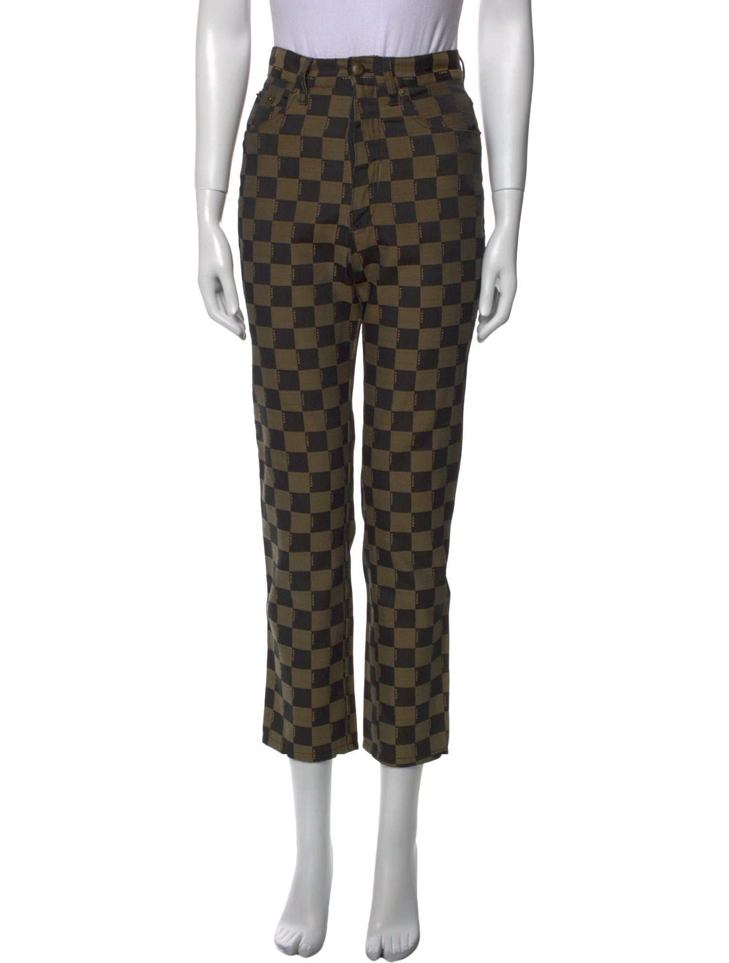 Fendi Printed Straight Leg Pants