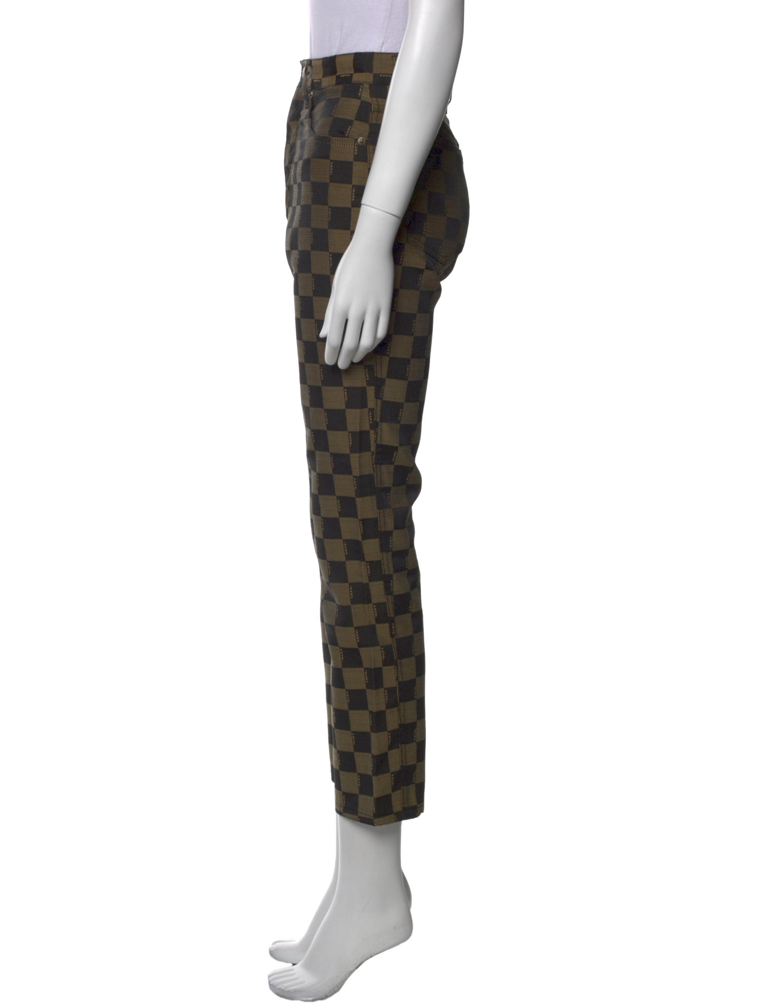 Fendi Printed Straight Leg Pants
