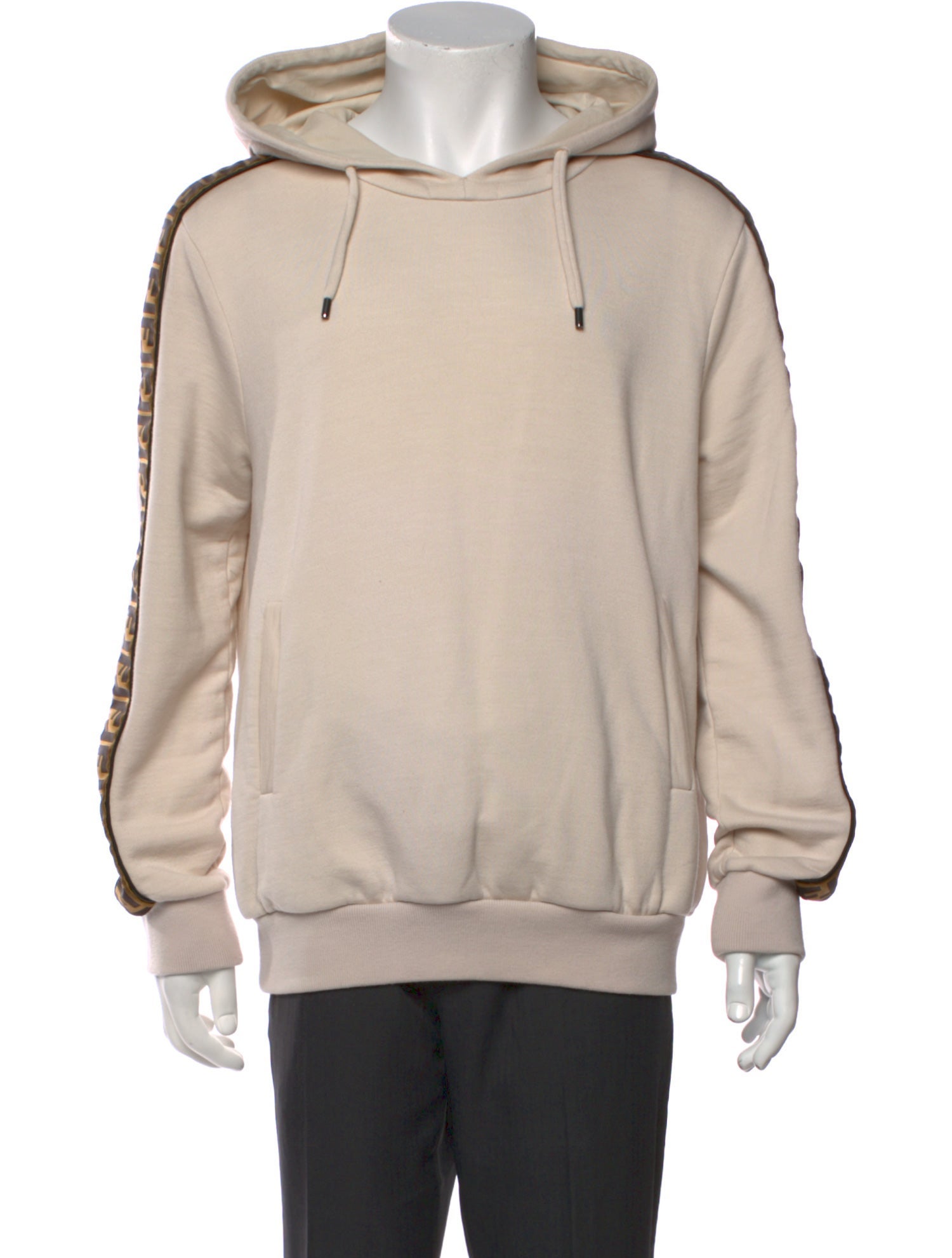 Fendi Zucca FF Logo Crew Neck Hoodie