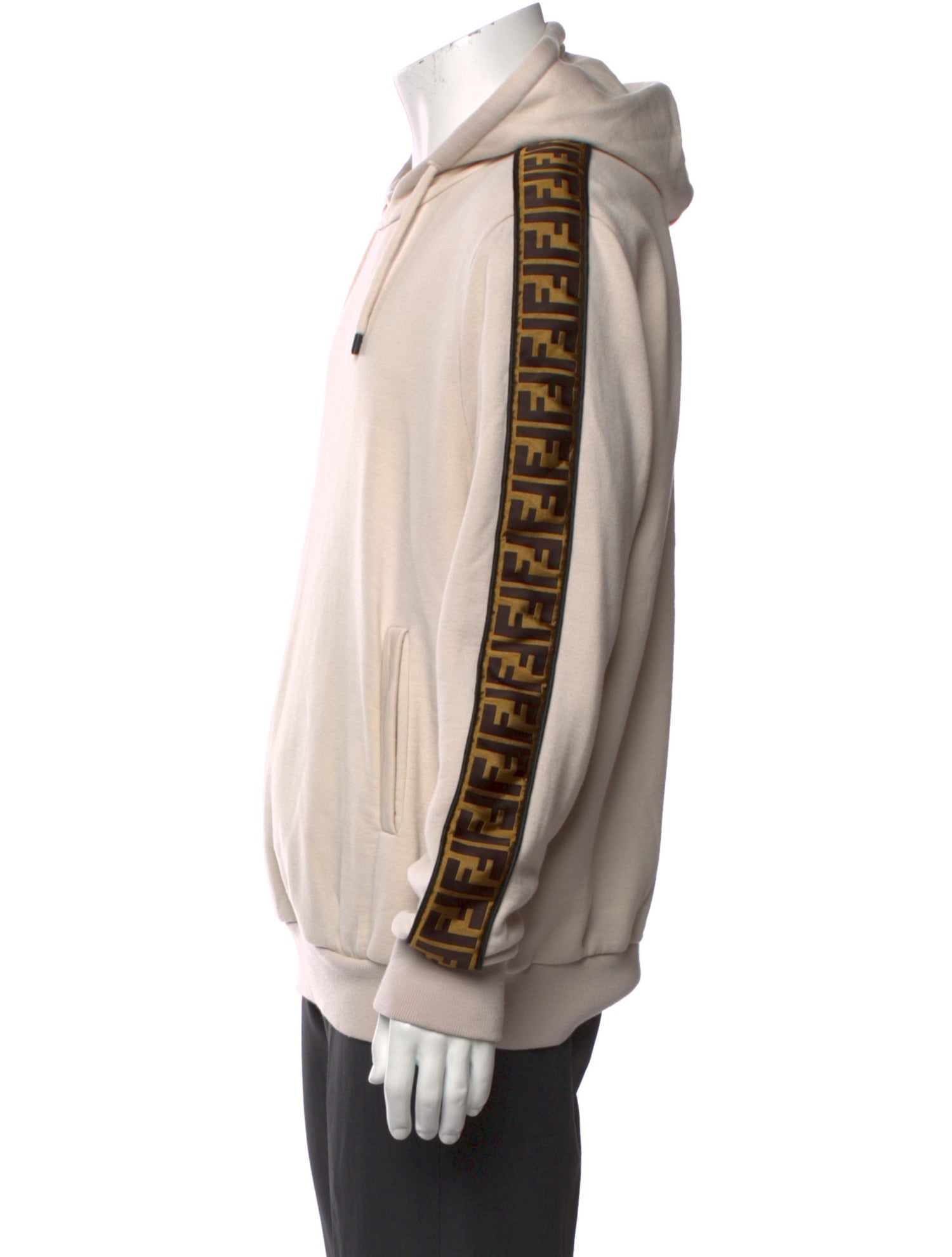 Fendi Zucca FF Logo Crew Neck Hoodie