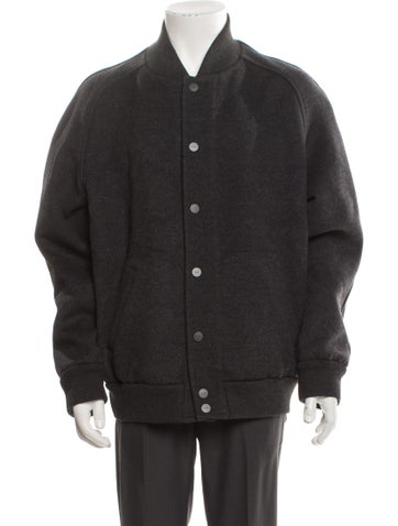 Fendi Outerwear Zucca FF Logo Virgin Wool Jacket Us38, It48 | M