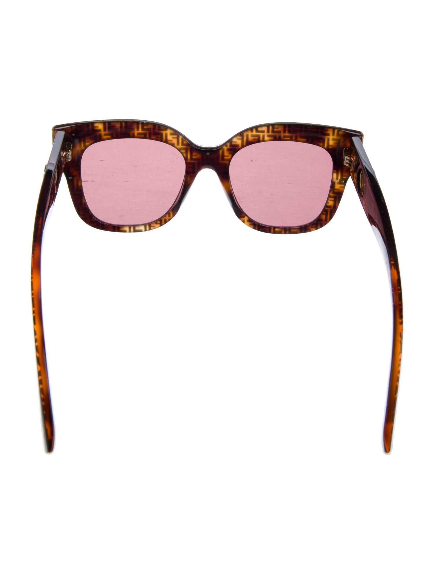 Fendi Zucca FF Logo Oversize Sunglasses