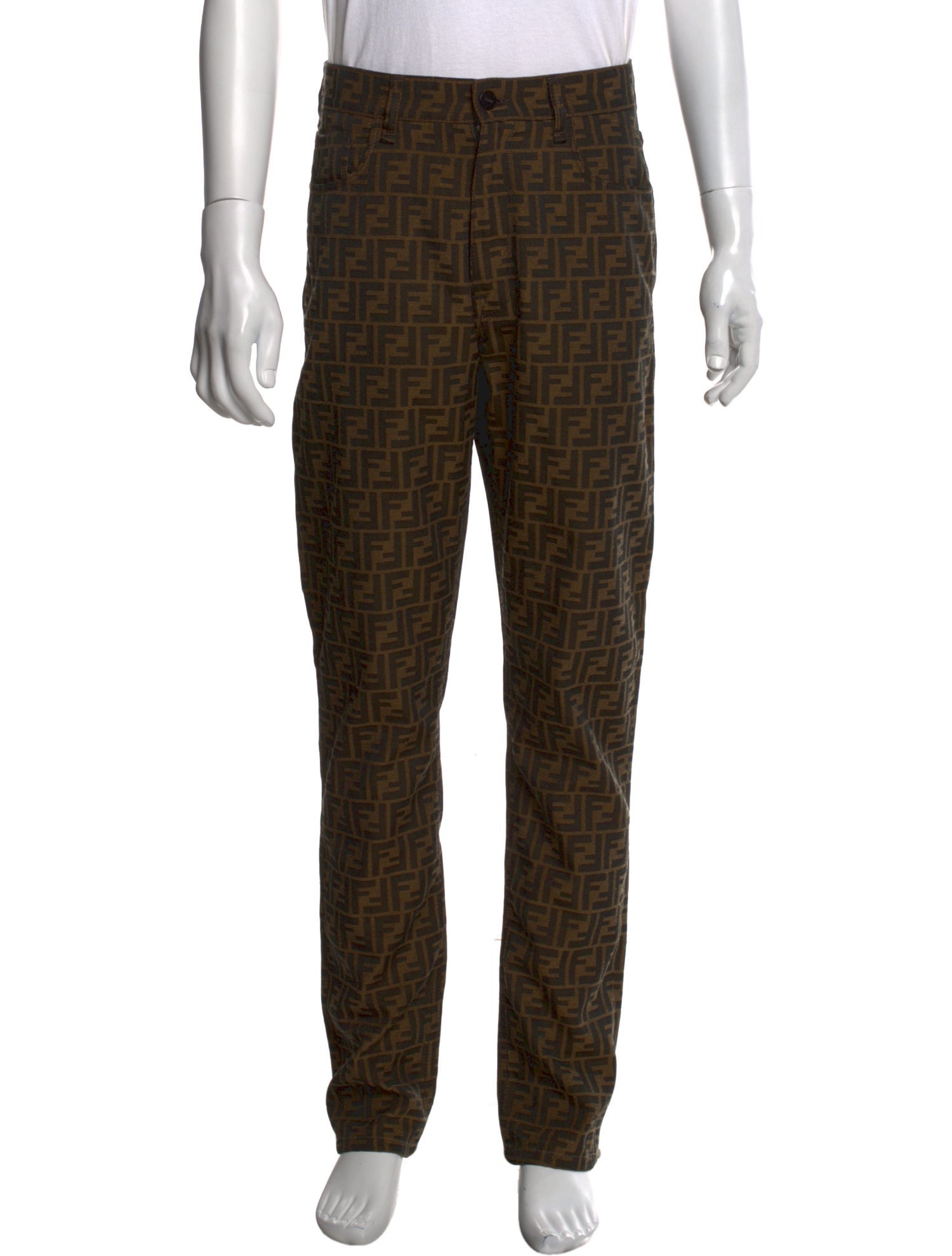 Fendi Zucca FF Logo Pants