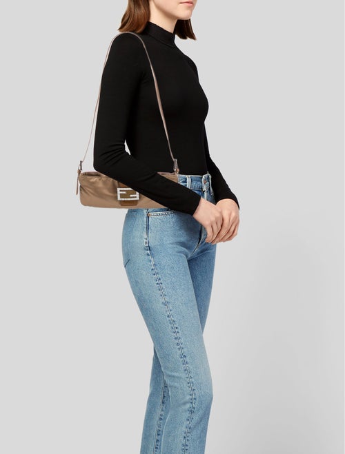Fendi Leather Baguette