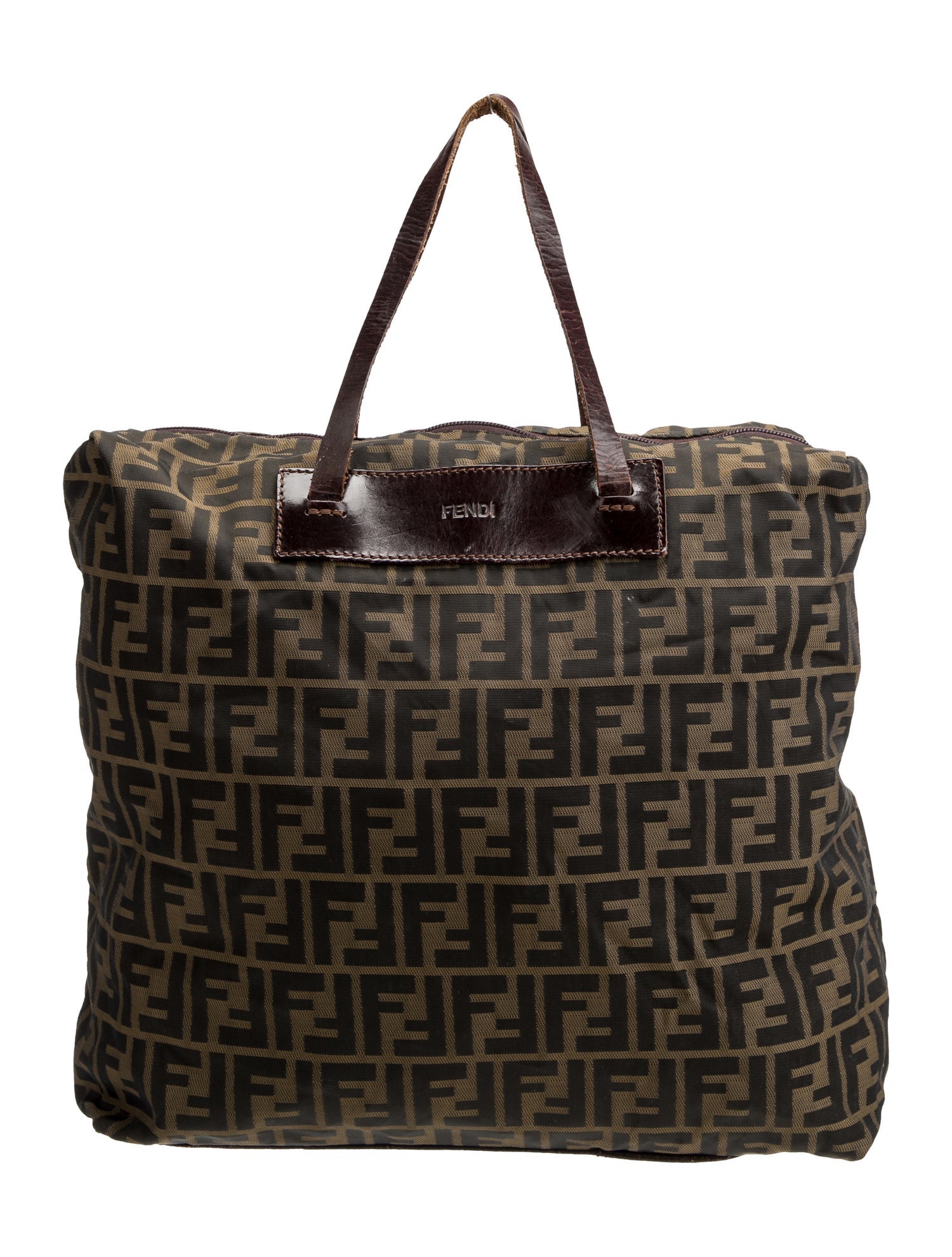 Fendi Zucca FF Roll Tote