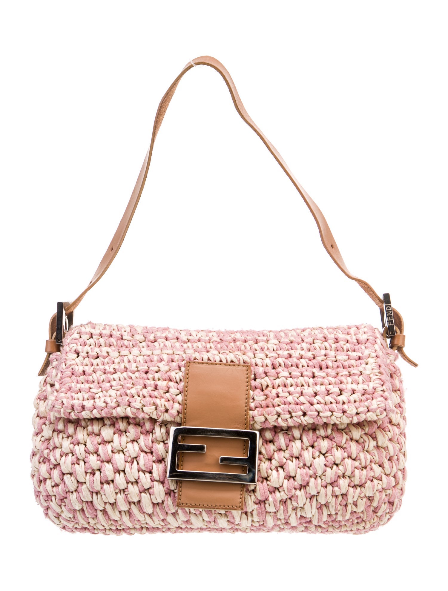Fendi Raffia Baguette Vintage