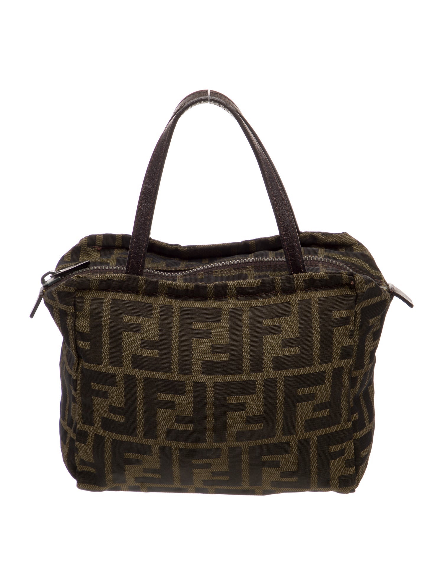 Fendi Canvas Top Handle Bag Vintage