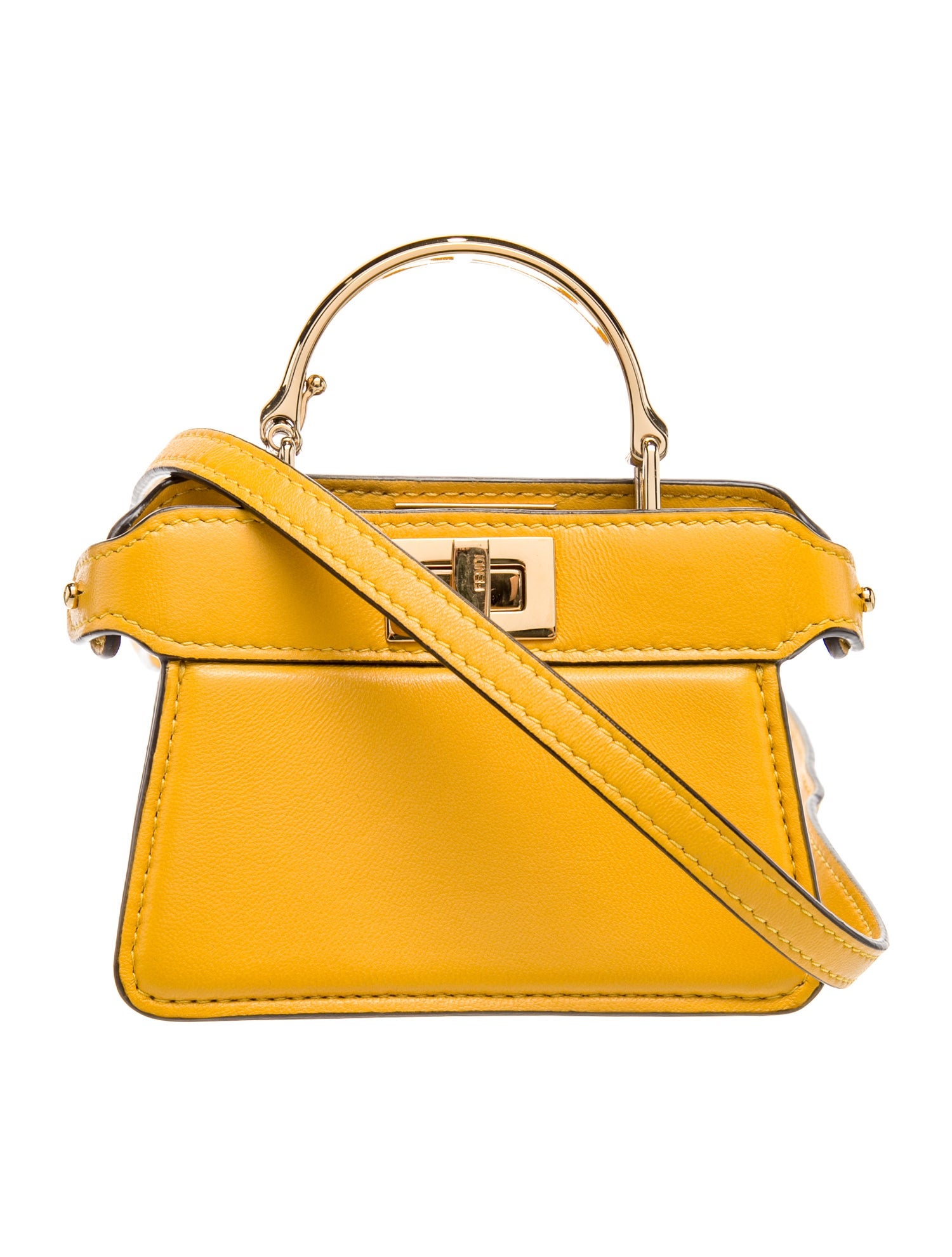 Fendi Leather Peekaboo Nano