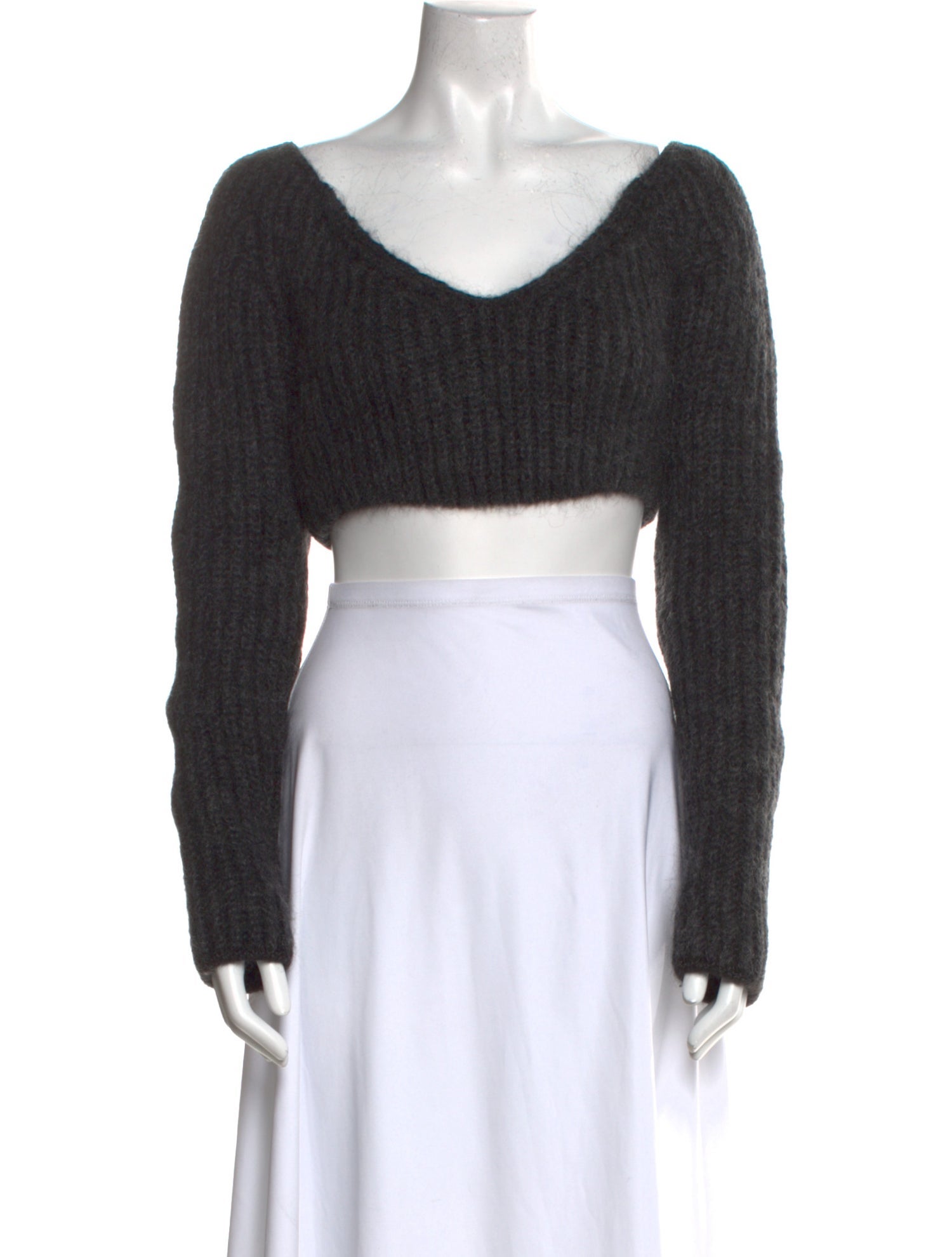 Fendi Mohair V-Neck Sweater