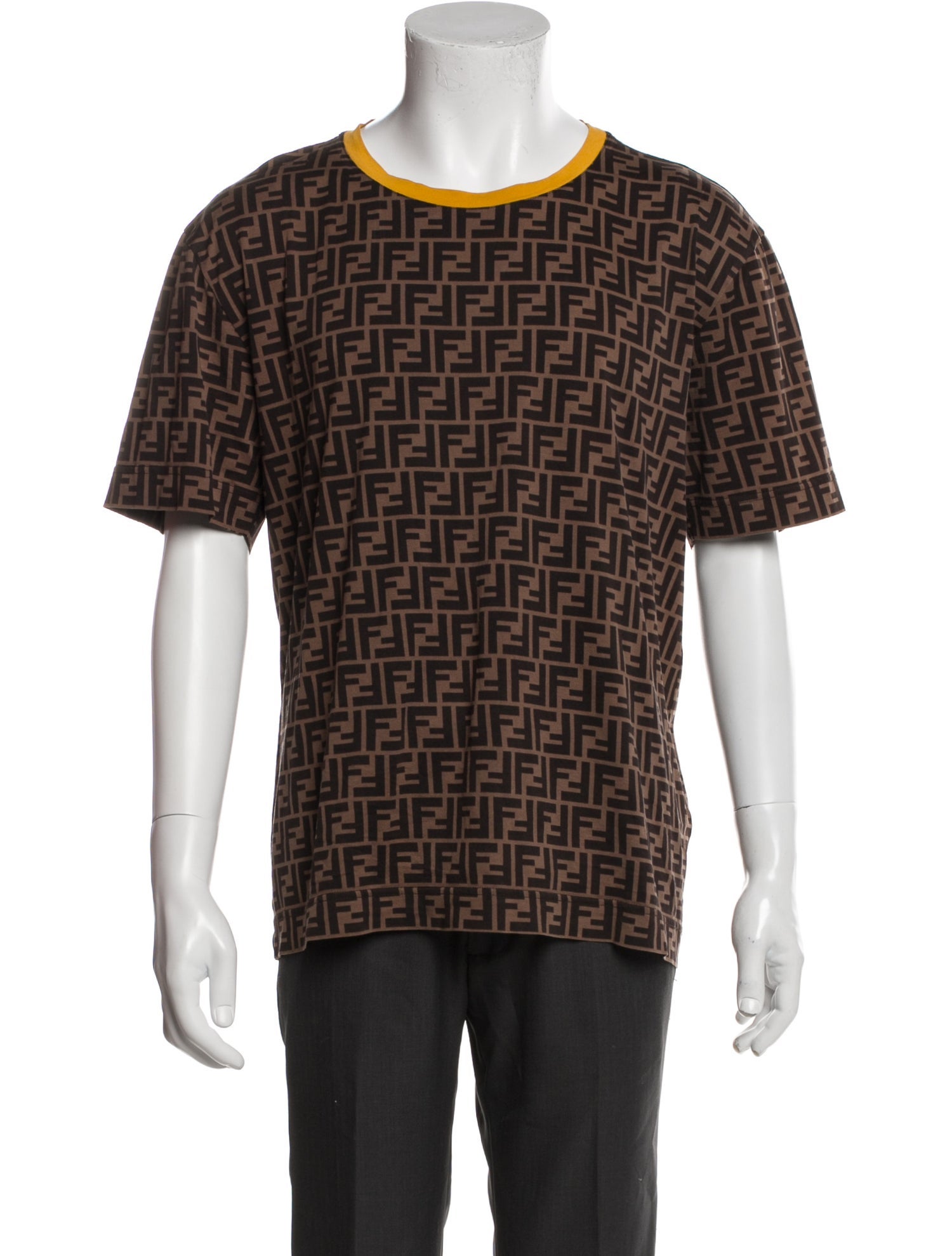 Fendi Zucca FF Logo Printed T-Shirt
