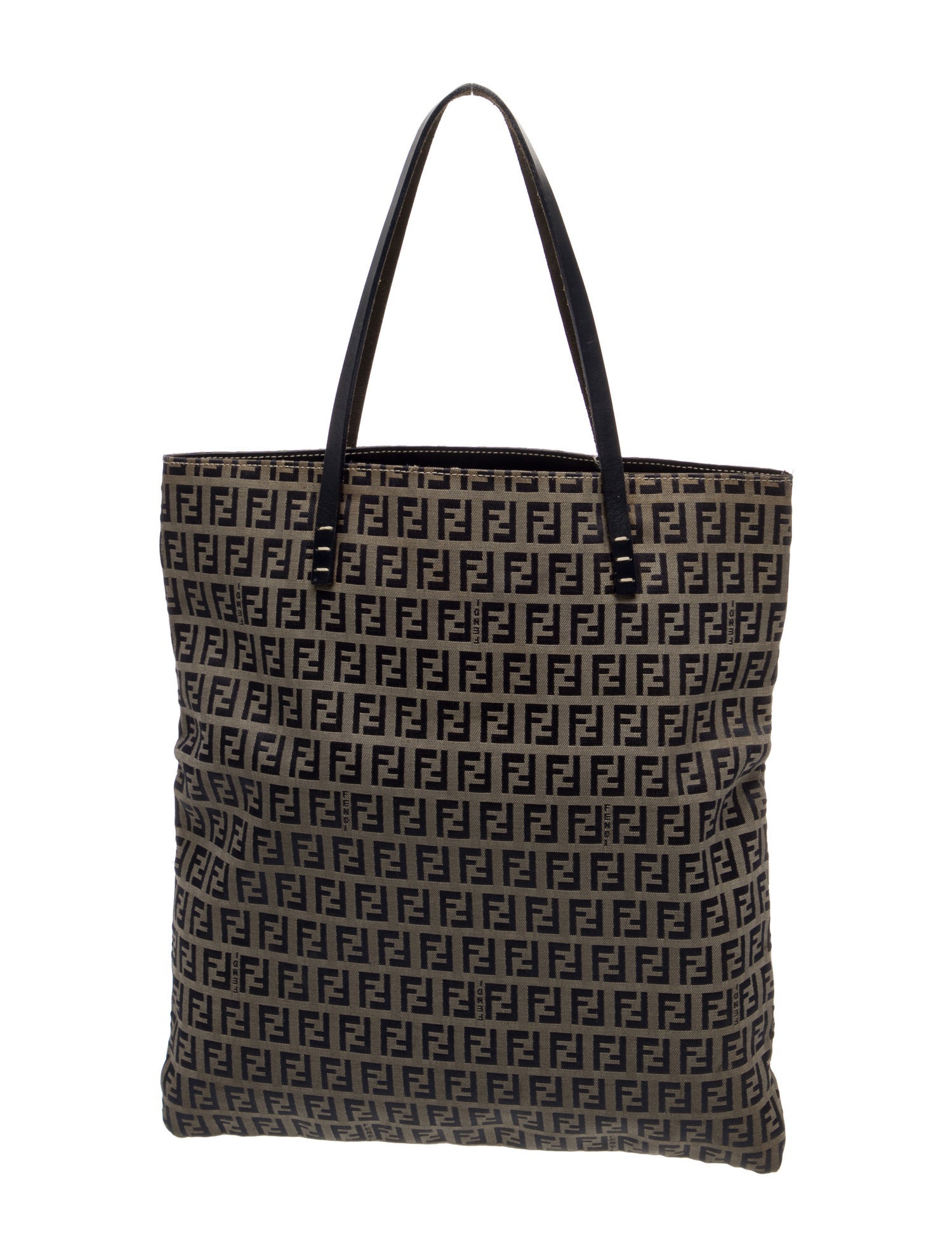 Fendi Zucchino FF Shoulder Bag