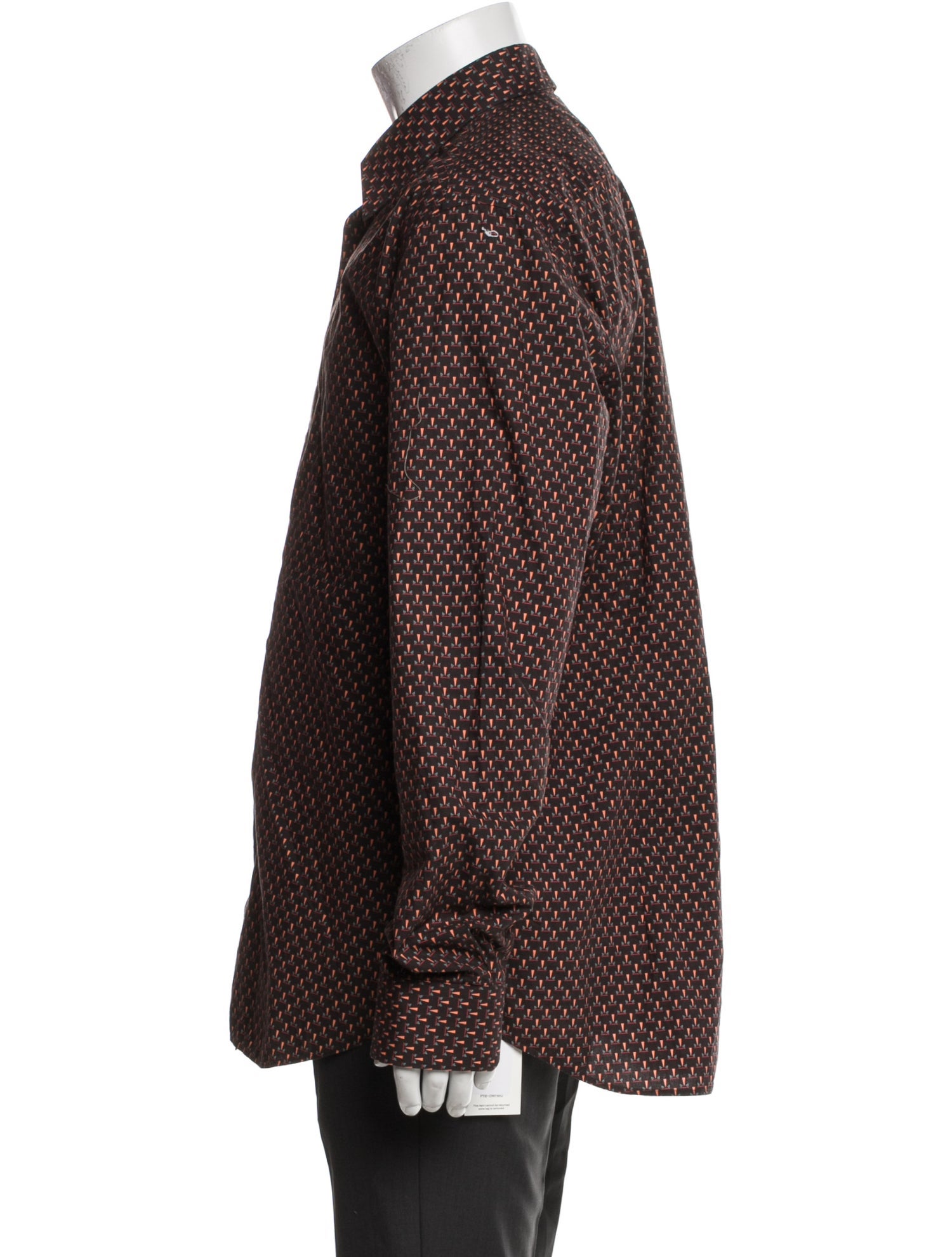 Fendi Printed Long Sleeve Shirt