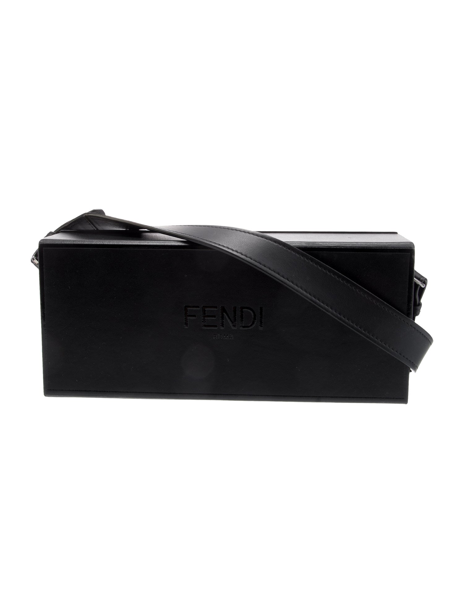 Fendi Leather Box Bag Horizontal