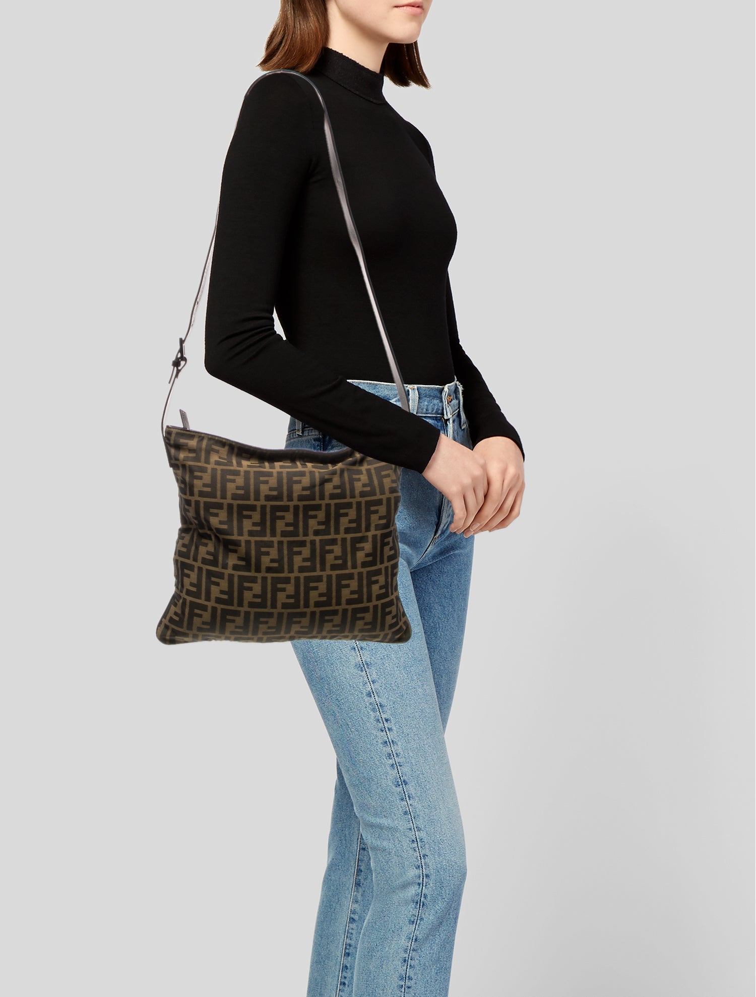 Fendi Zucca FF Belt Bag Vintage