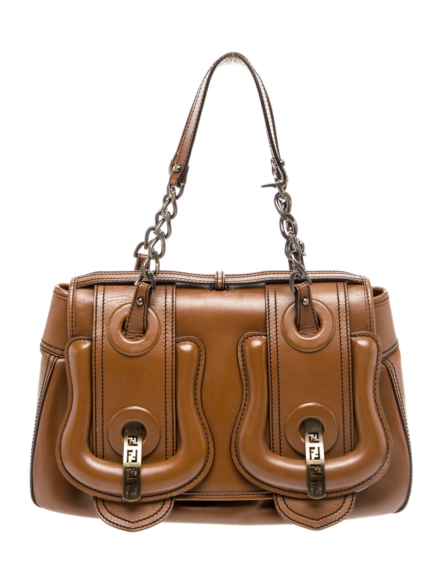 Fendi Leather B Bag Vintage