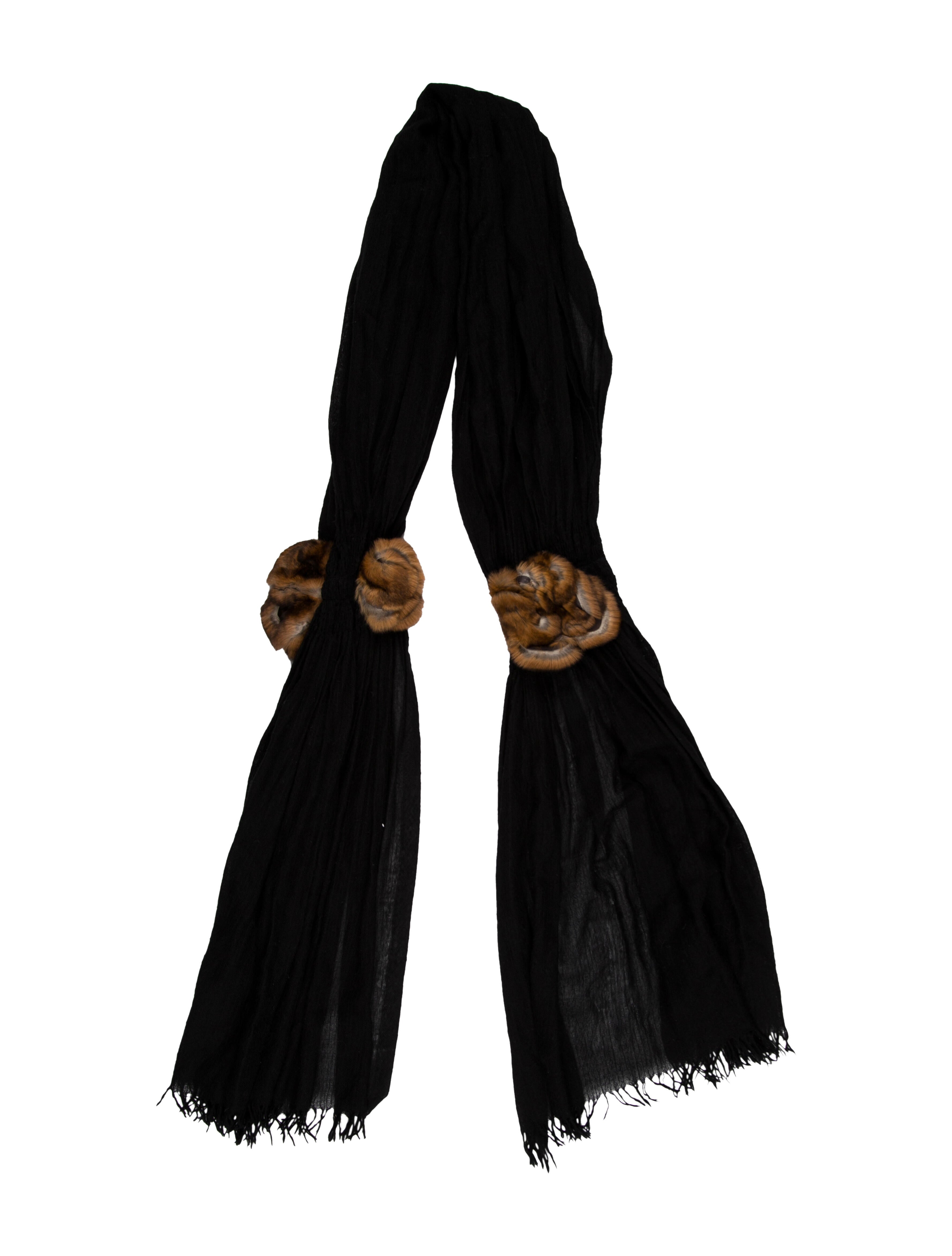 Fendi Silk Zucca FF Logo Stole