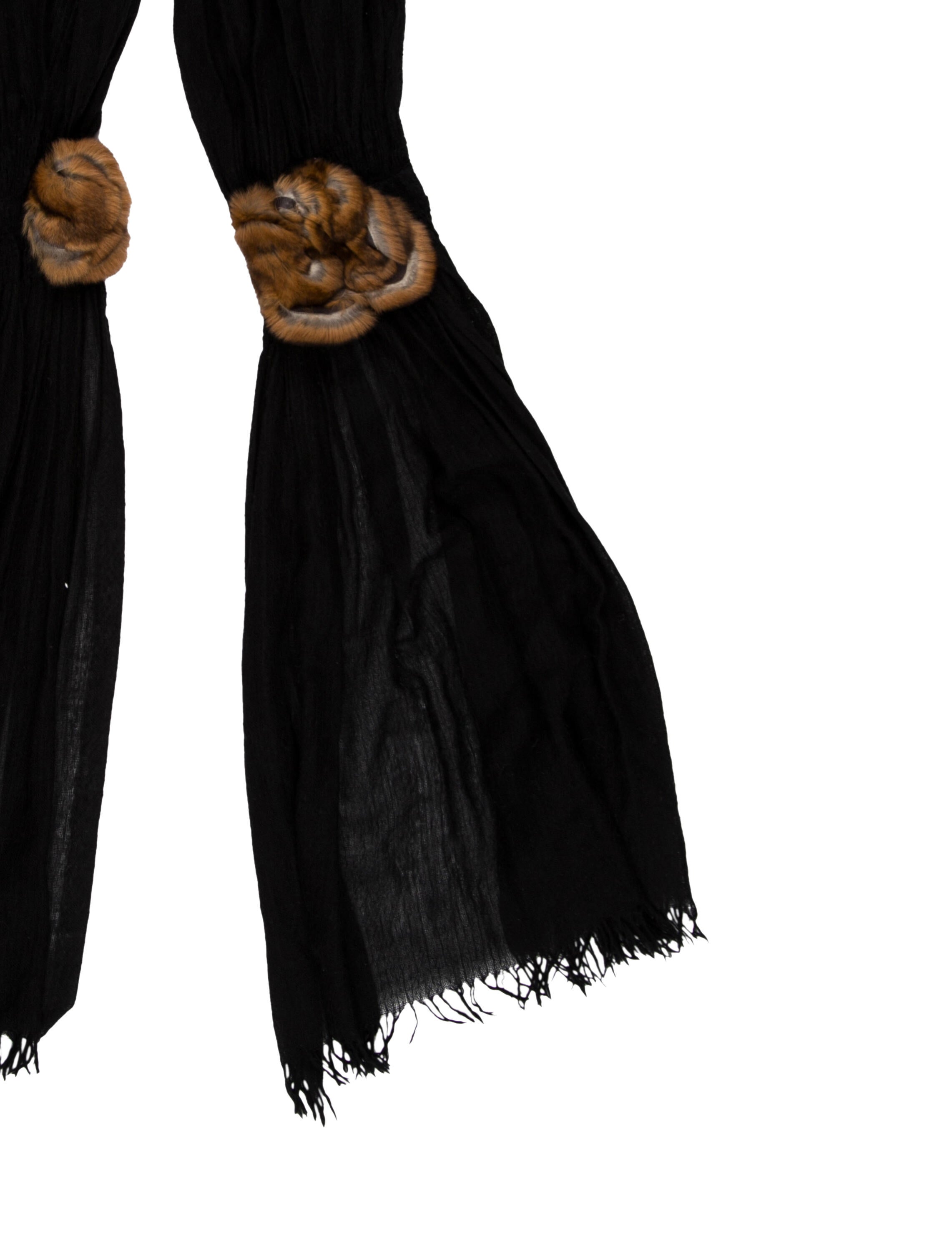 Fendi Silk Zucca FF Logo Stole