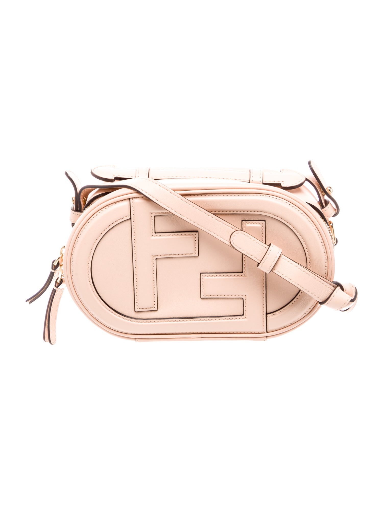 Fendi Leather O'Lock Camera w/ Strap Mini 2022