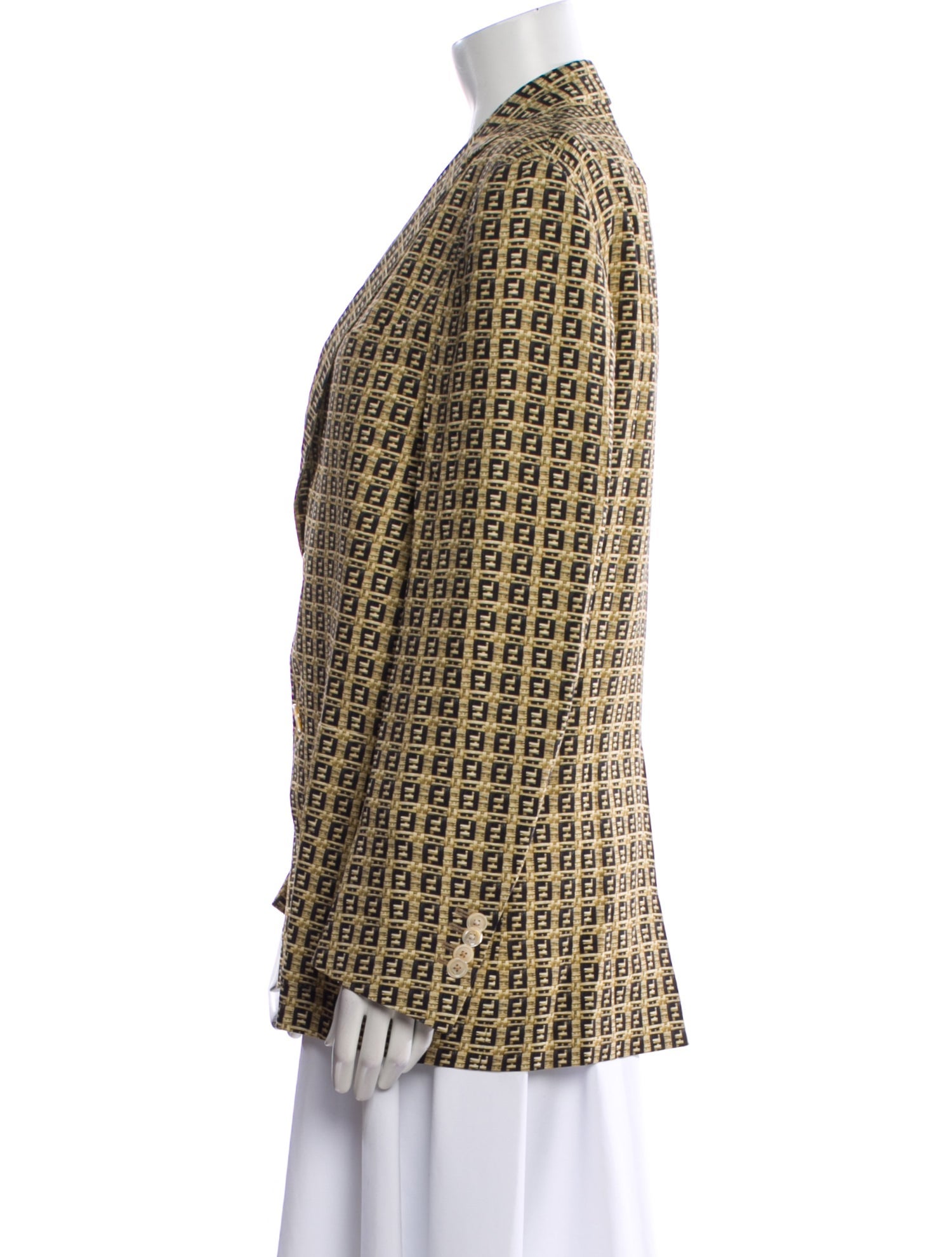 Fendi Houndstooth Print Blazer w/ Tags