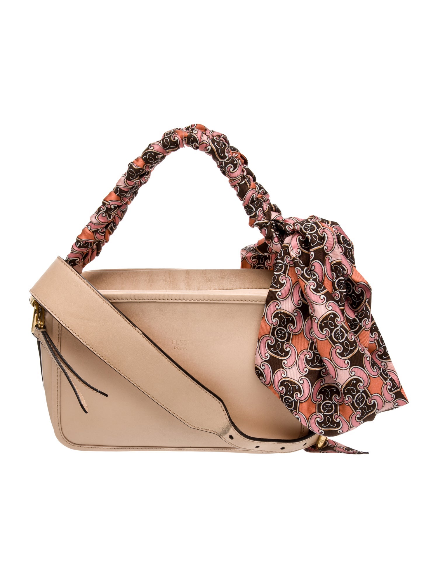 Fendi Leather Top Handle Bag