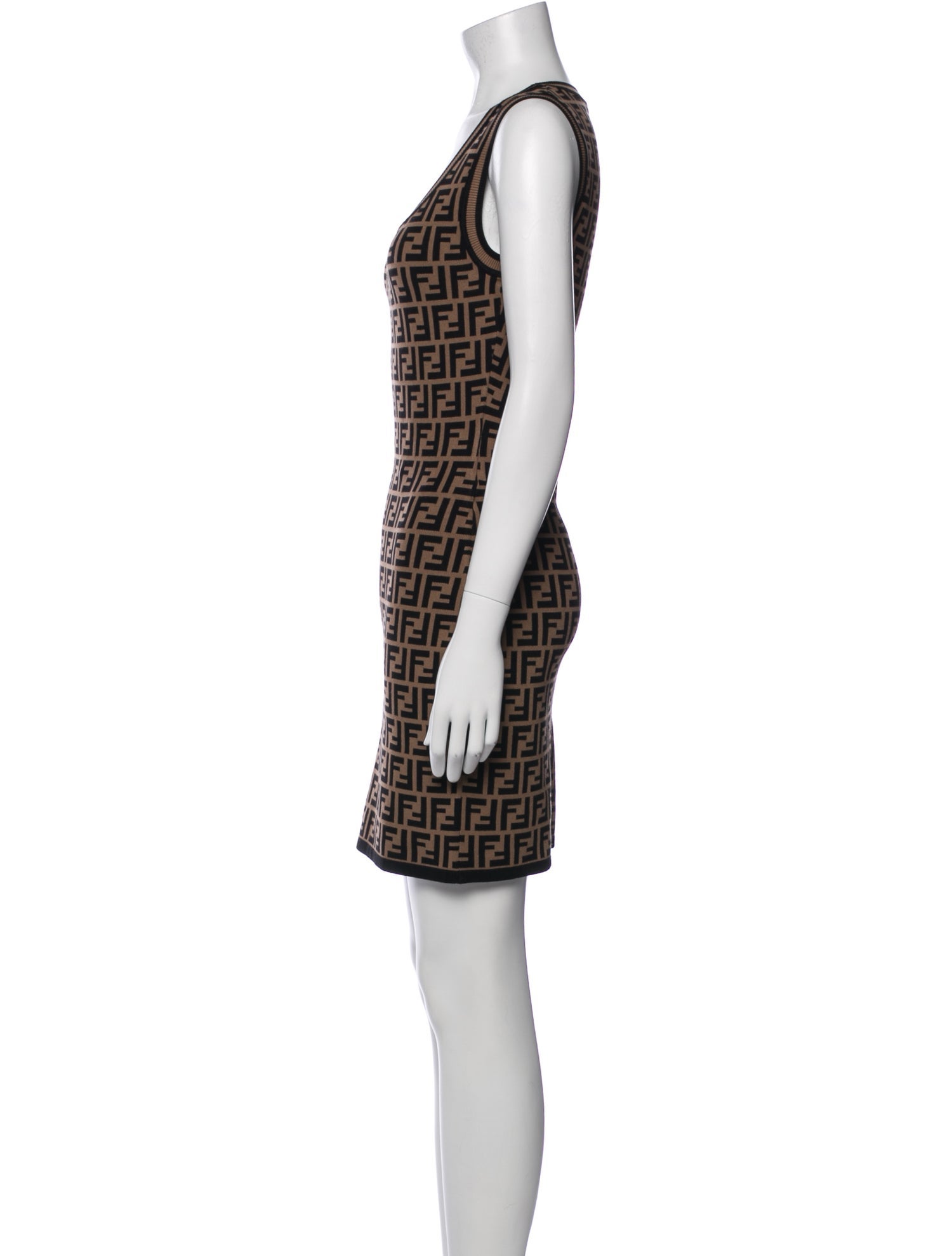 Fendi Printed Mini Dress w/ Tags