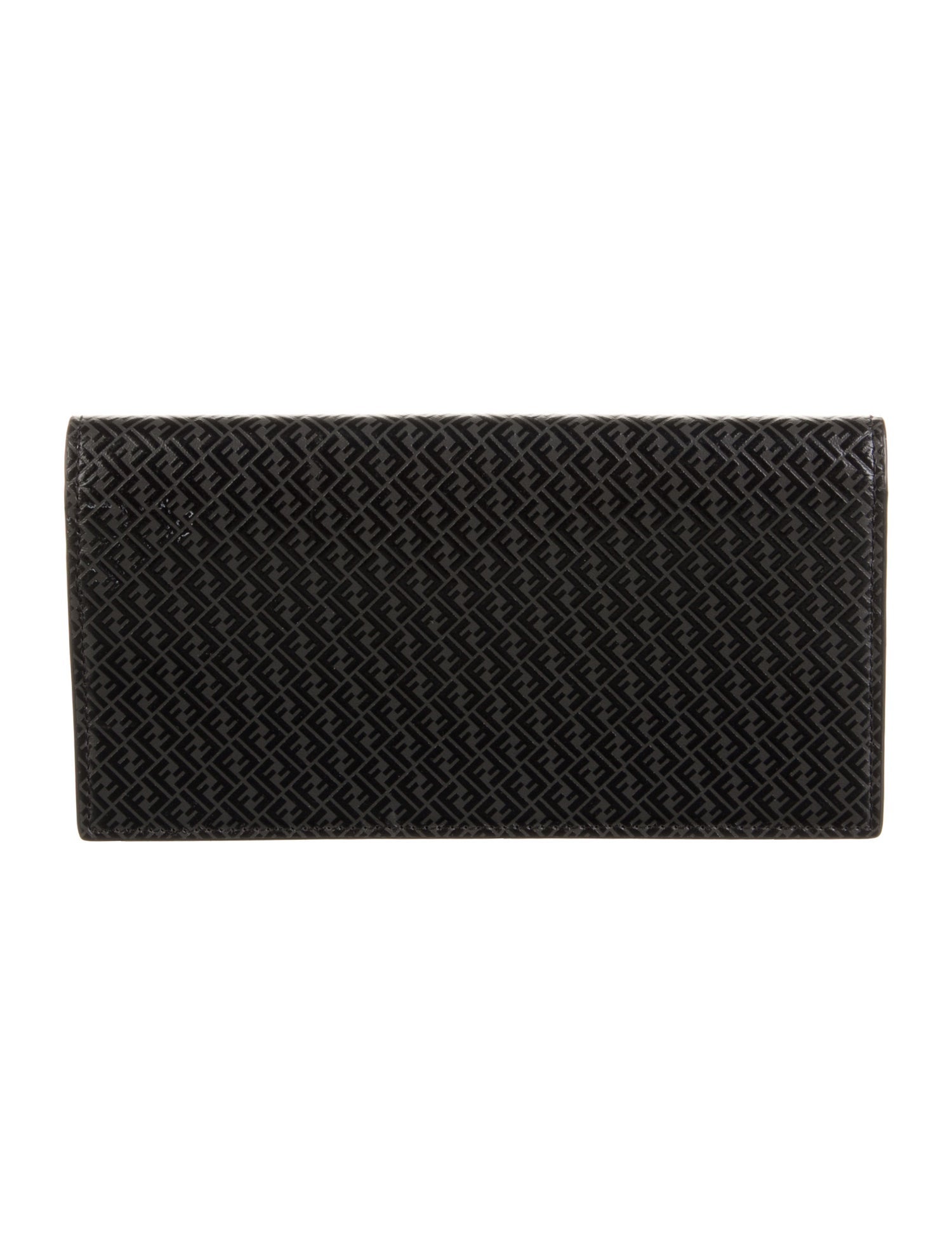 Fendi 2022 Zucchino FF Logo Continental Wallet