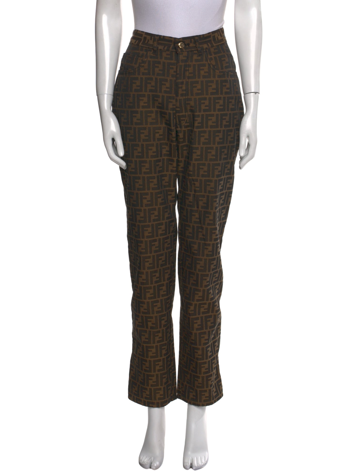 Fendi Vintage Wide Leg Pants