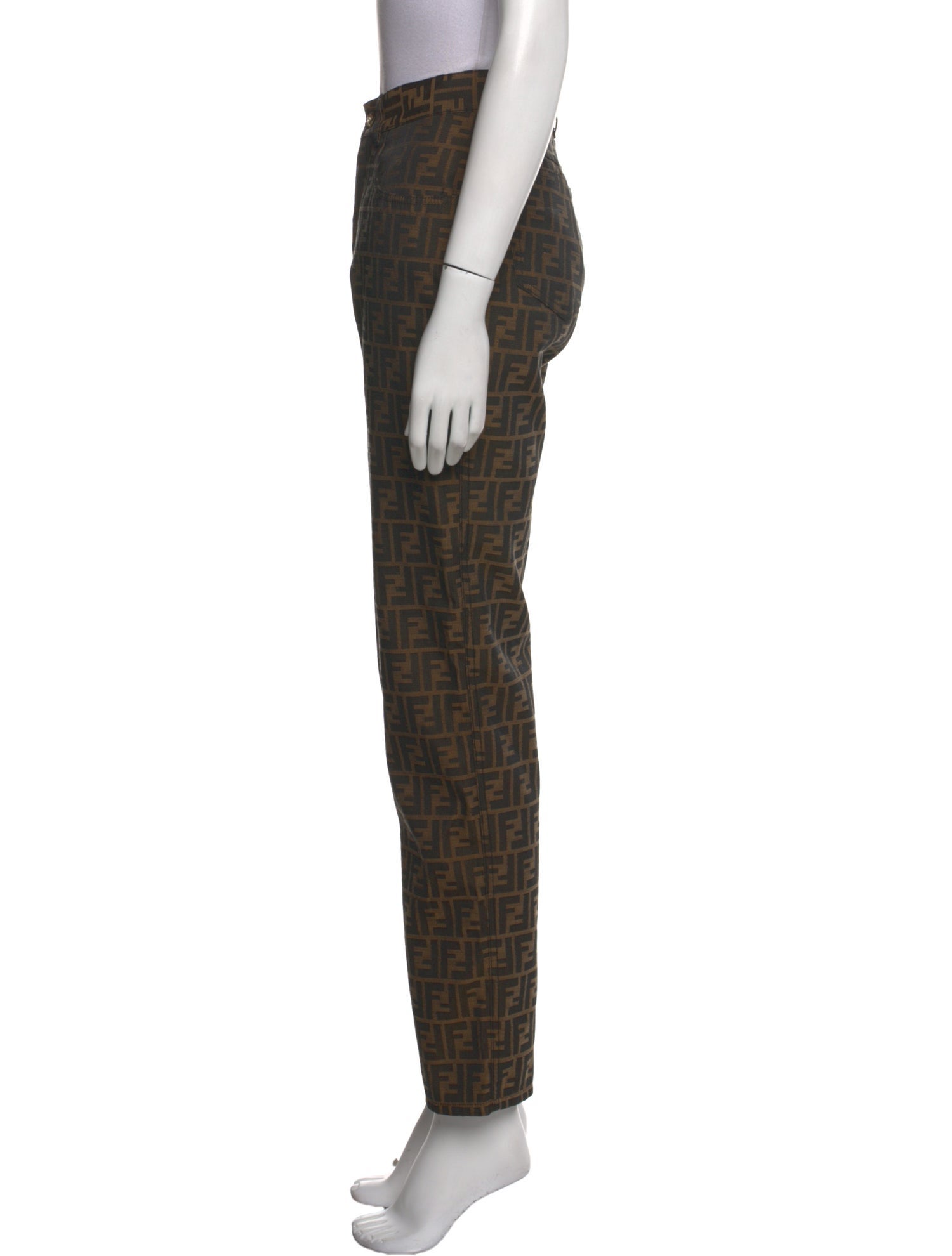 Fendi Vintage Wide Leg Pants