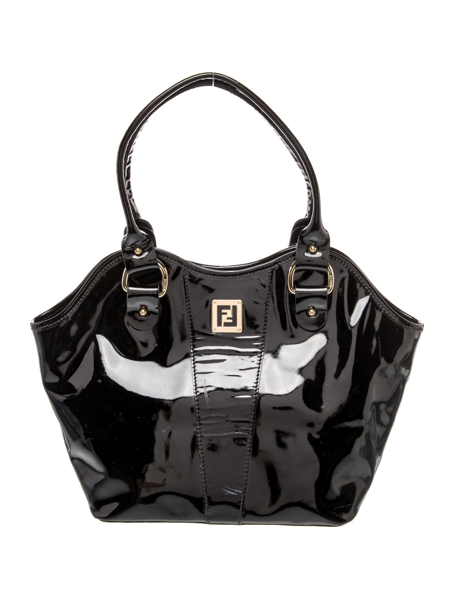 Fendi Zucca FF Top Handle Bag Vintage