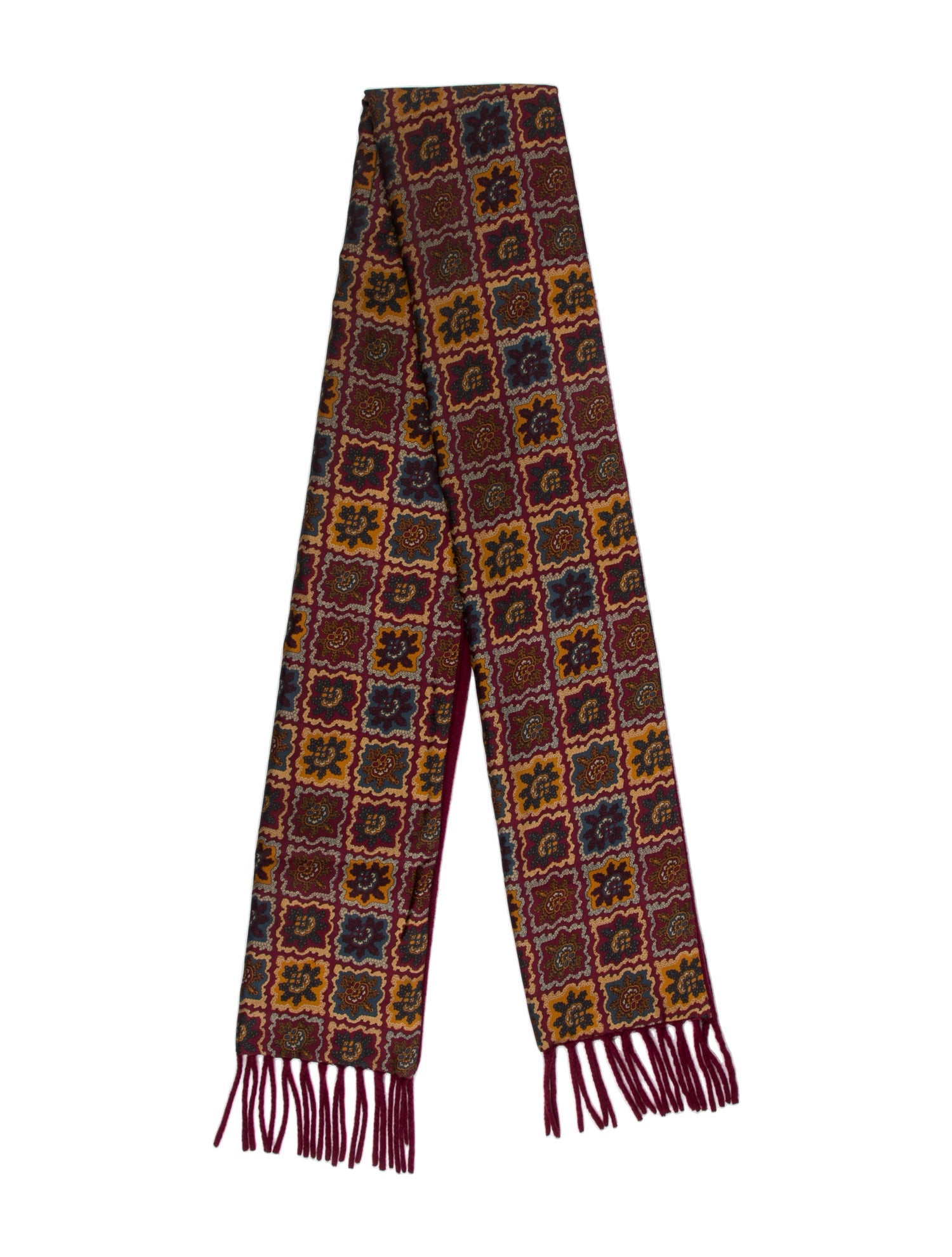 Fendi Silk Striped Scarf