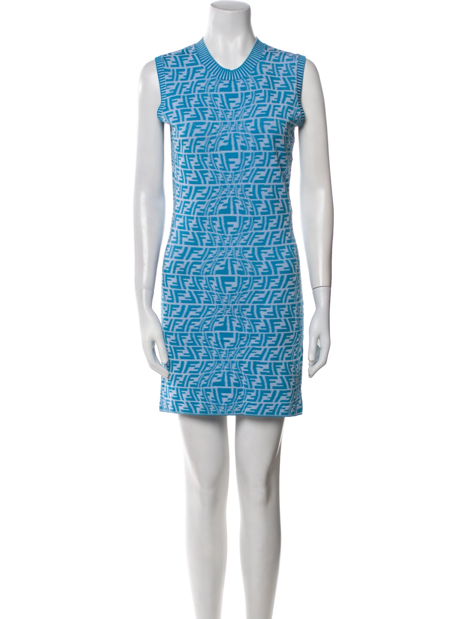 Fendi Printed Mini Dress