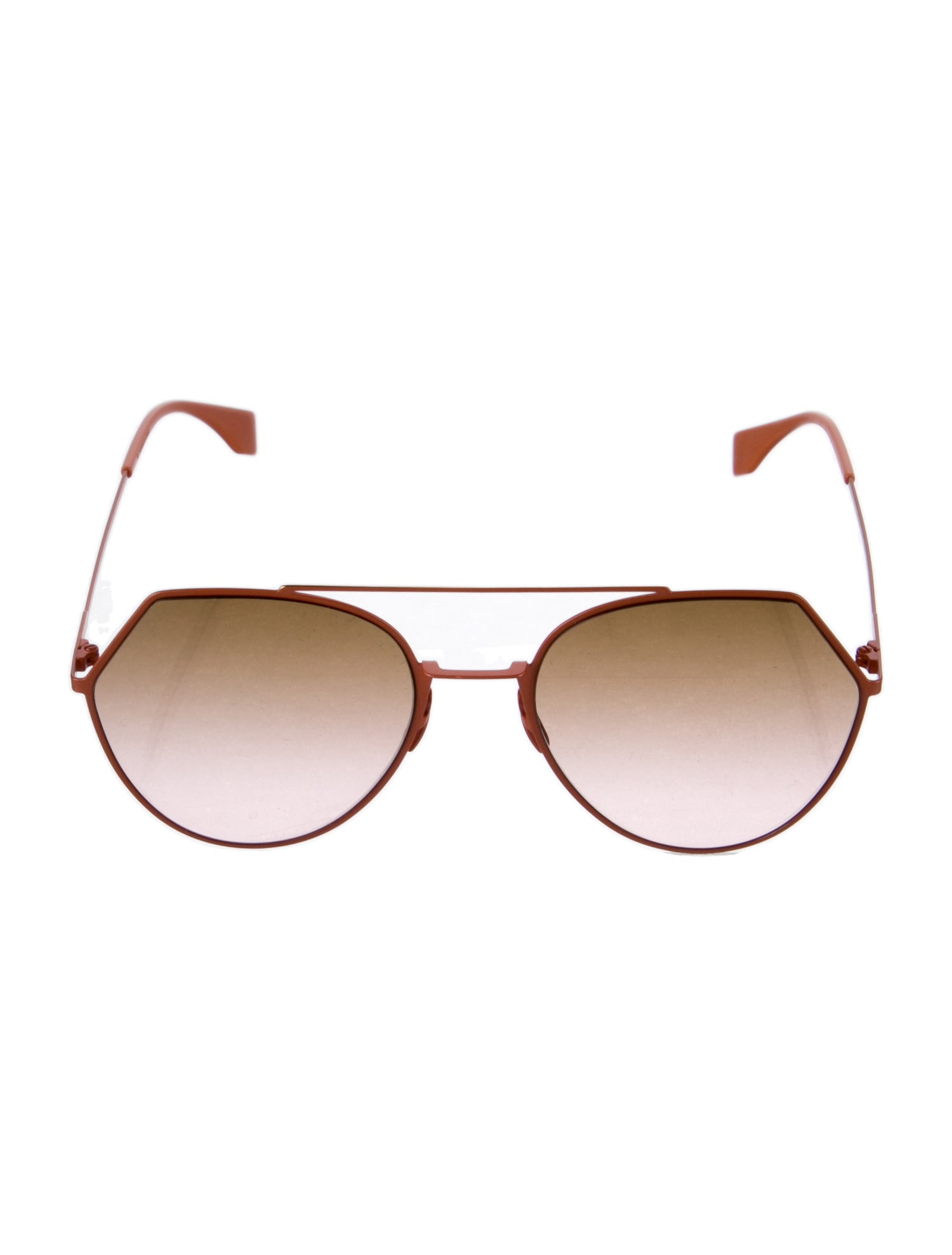 Fendi Round Gradient Sunglasses