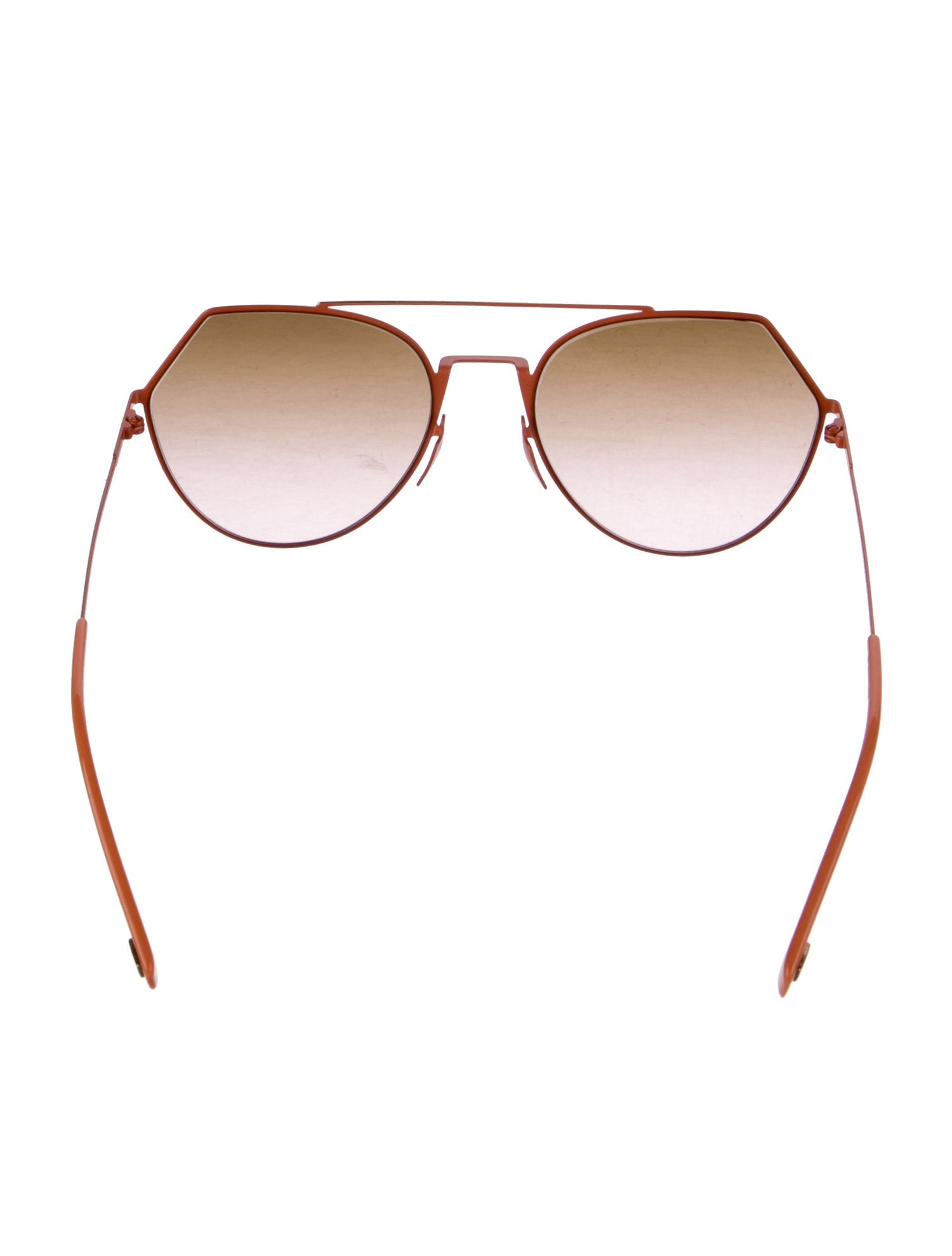 Fendi Round Gradient Sunglasses