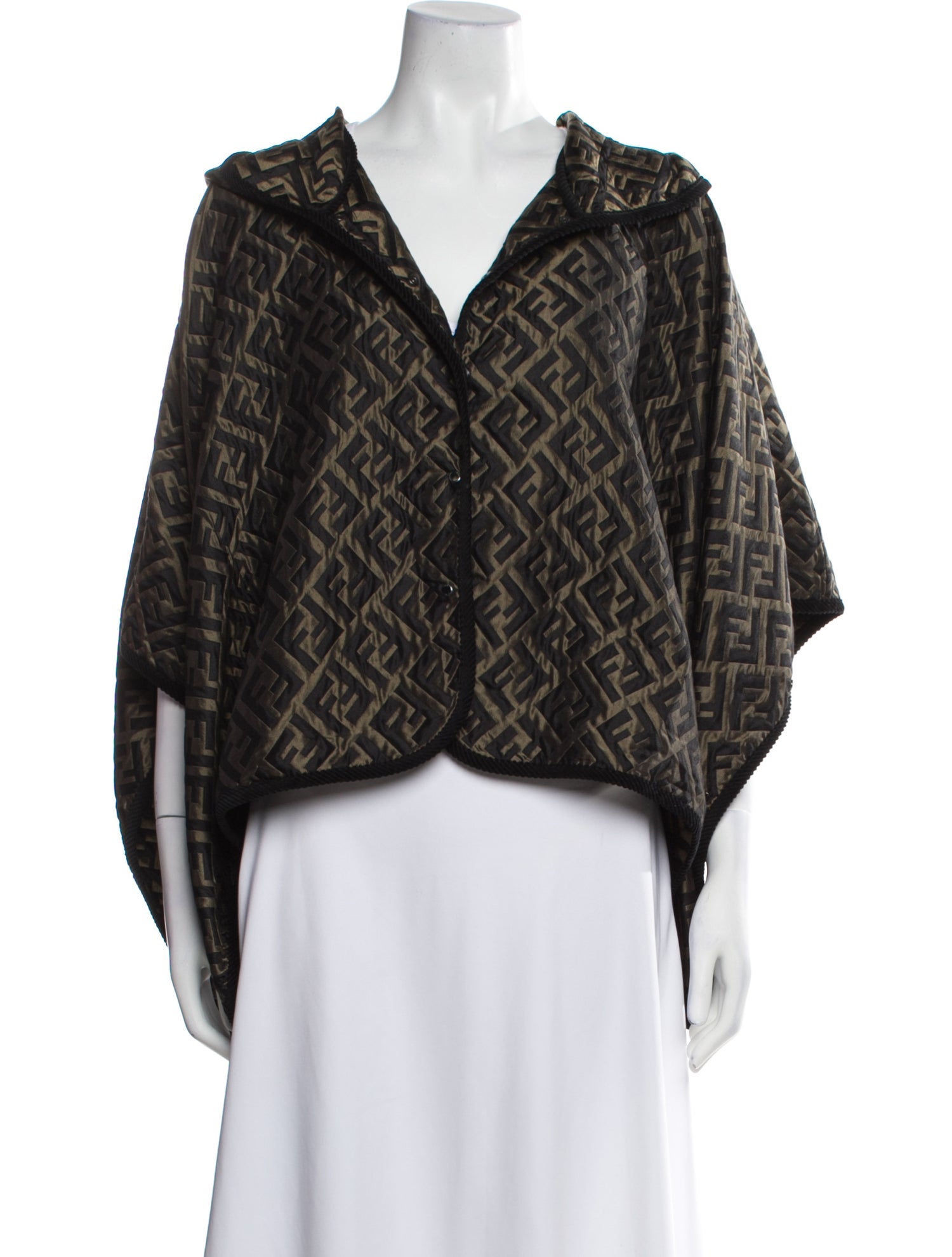 Fendi Silk Printed Jacket