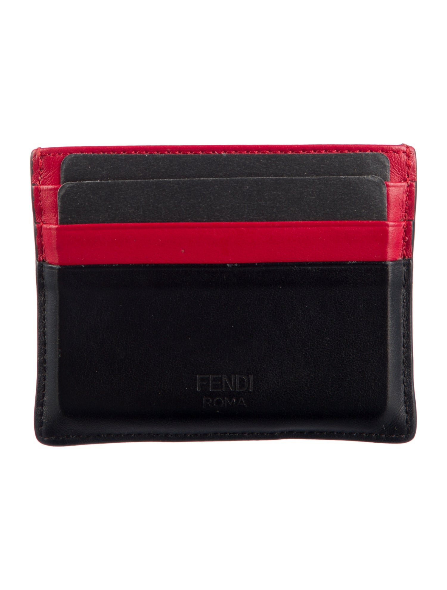 Fendi Monster Eyes Cardholder Monsters Motif Wallet