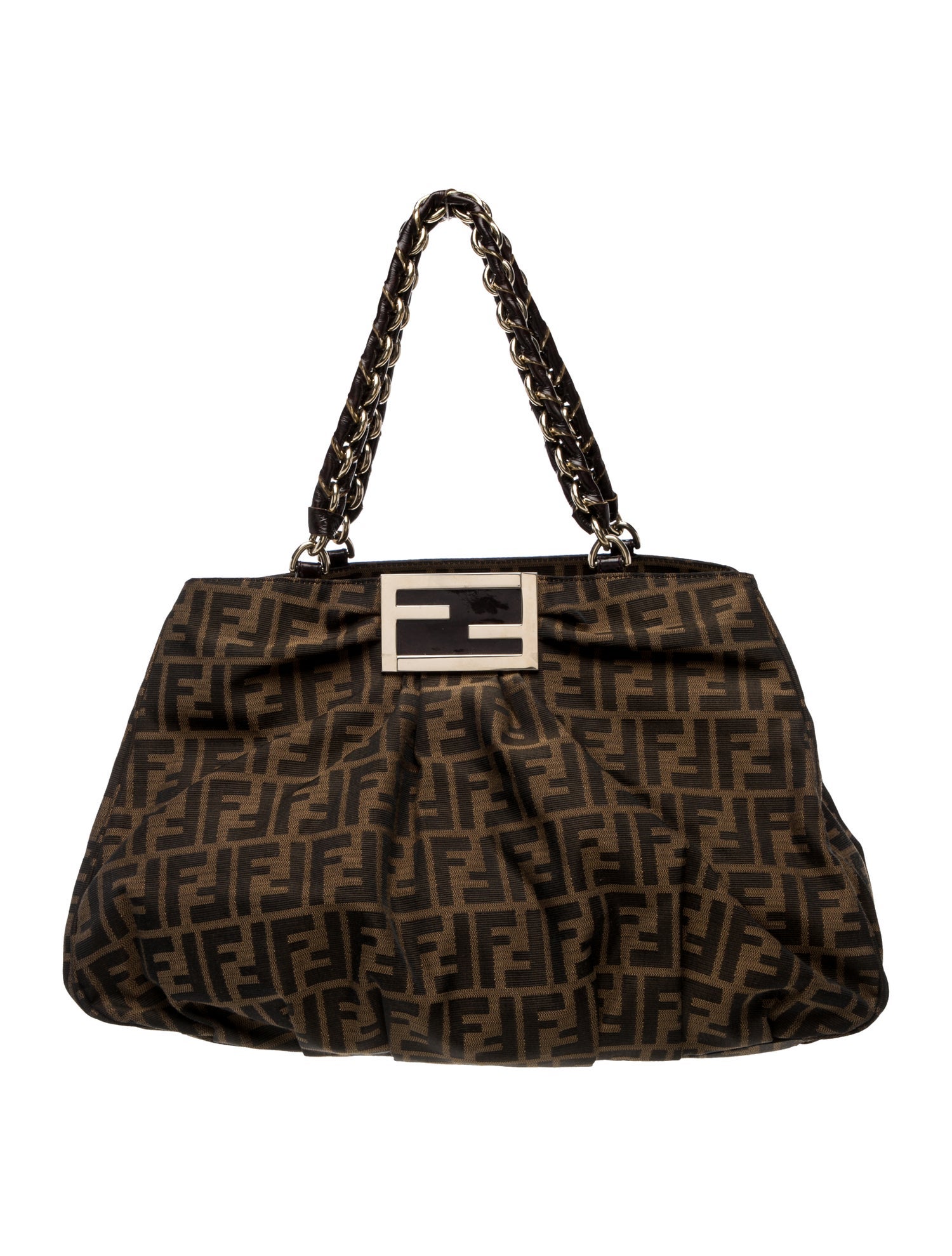 Fendi Zucca FF Shoulder Bag