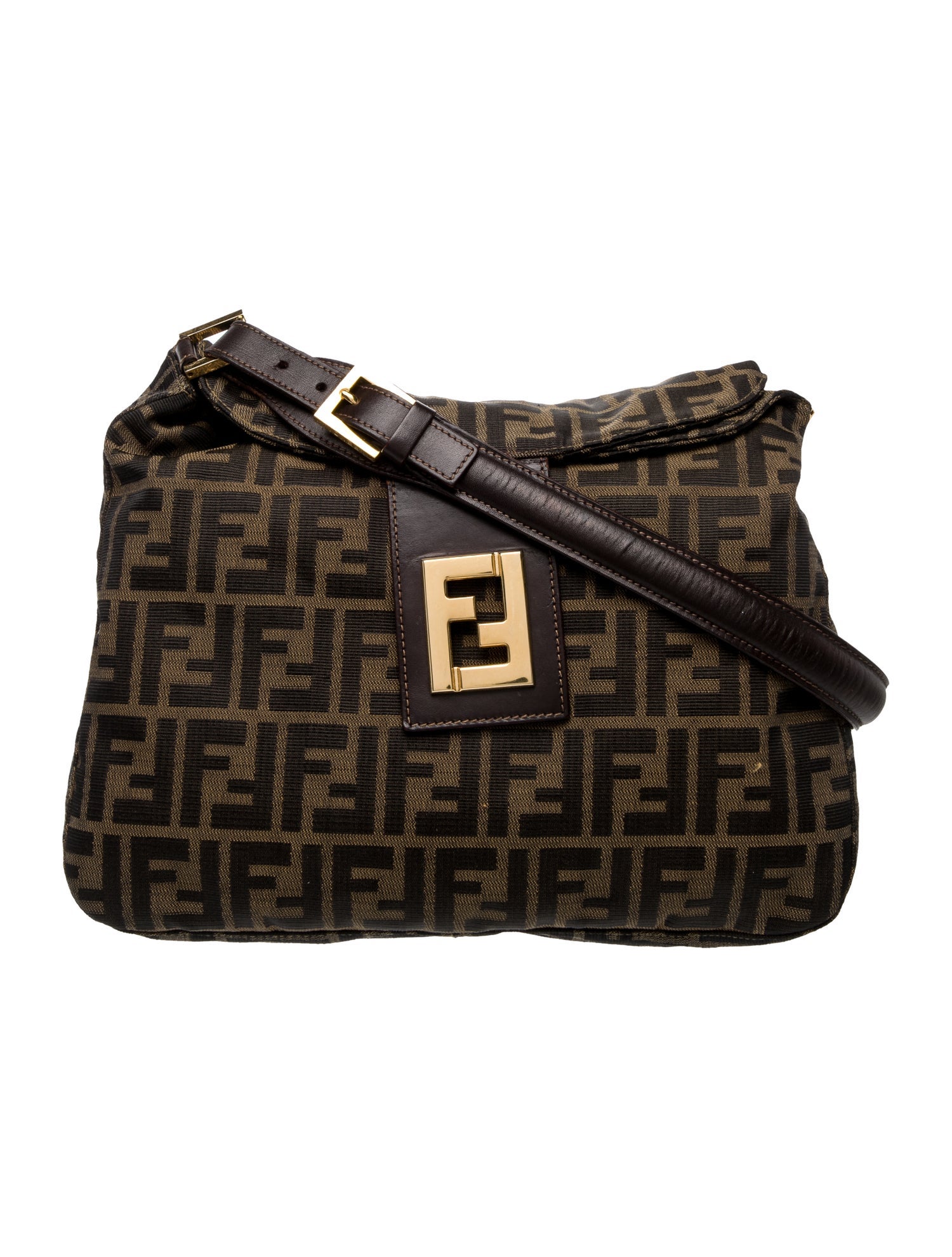Fendi Zucca FF Shoulder Bag