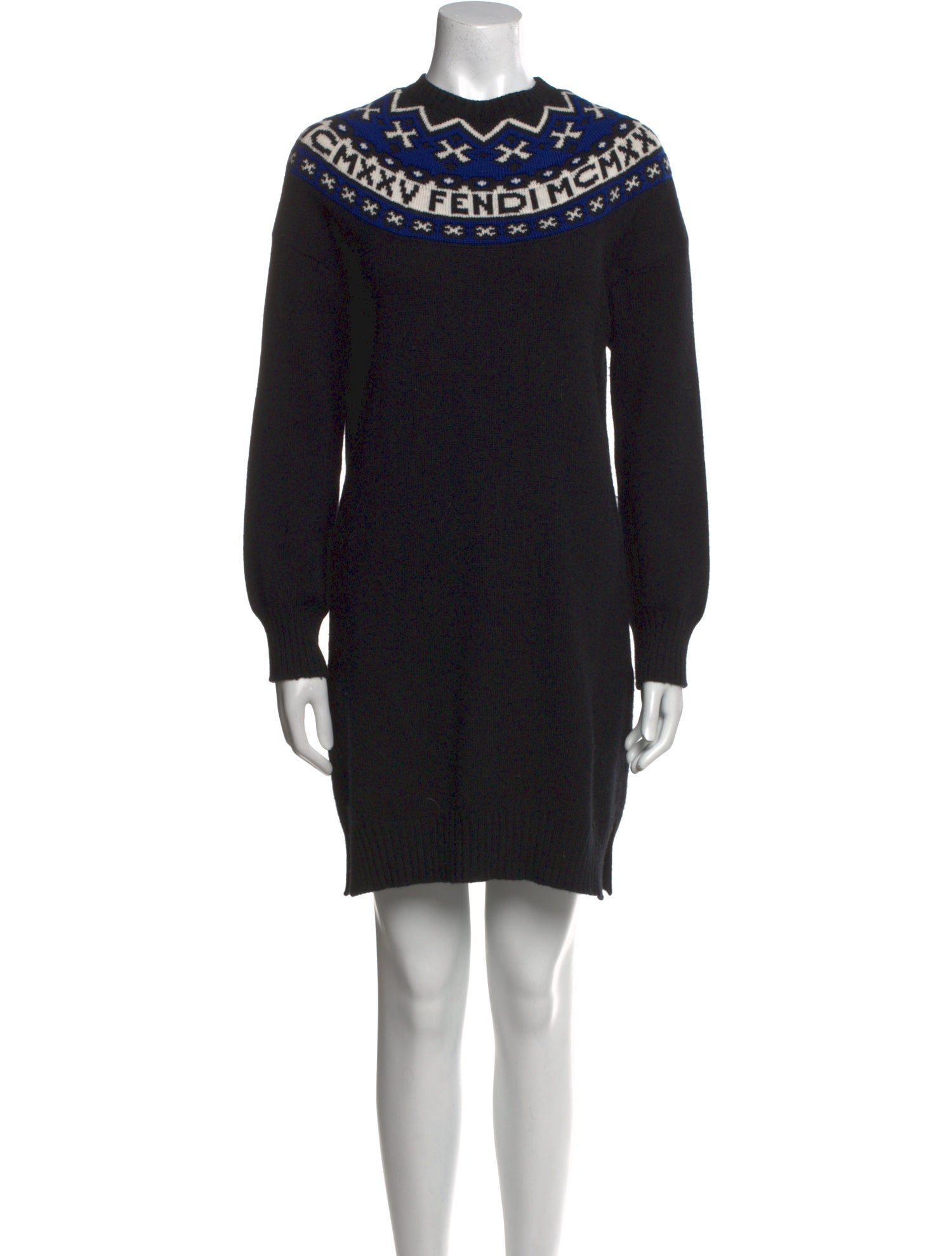 Fendi Wool Mini Dress