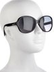 Fendi Zucca FF Logo Oversize Sunglasses