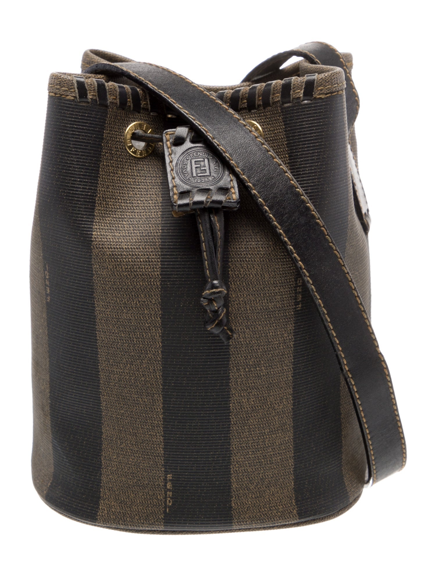 Fendi Pequin Vintage Vintage