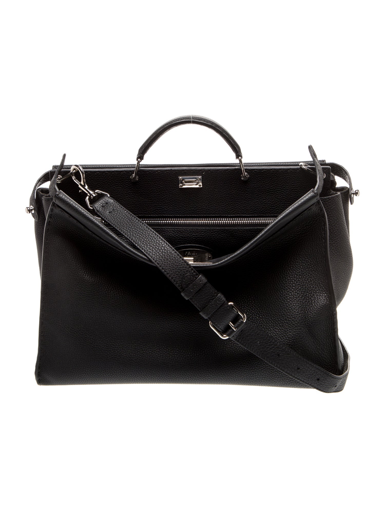 Fendi Leather Sellier Peekaboo