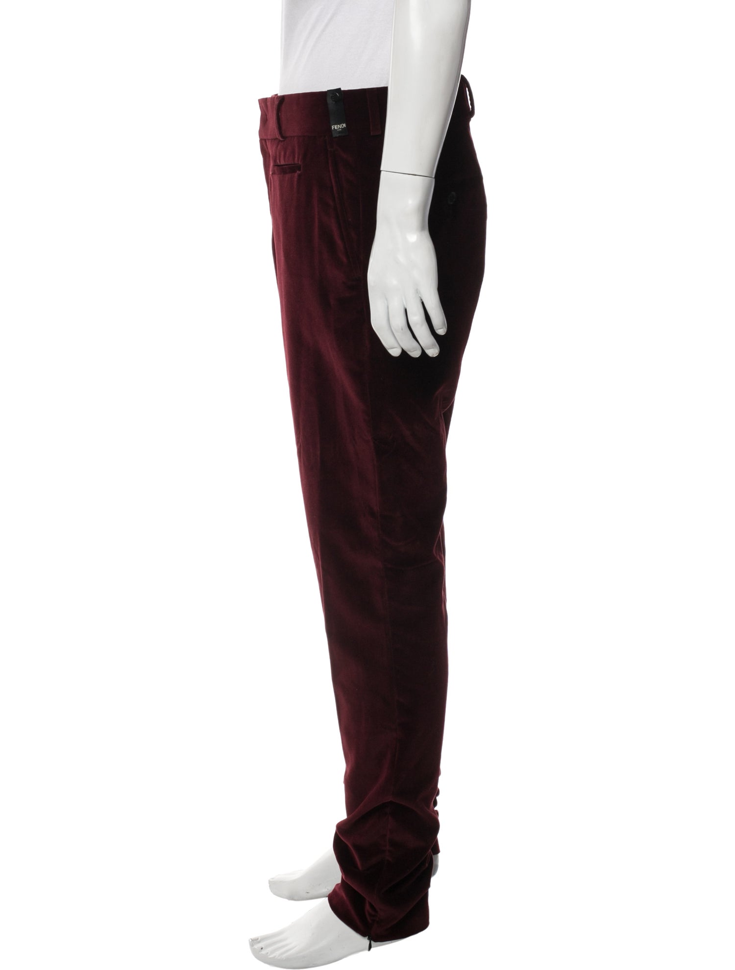 Fendi Zucca FF Logo Corduroy Pants