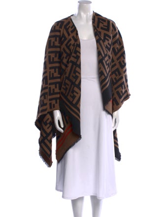 Fendi Wool Printed Sweater