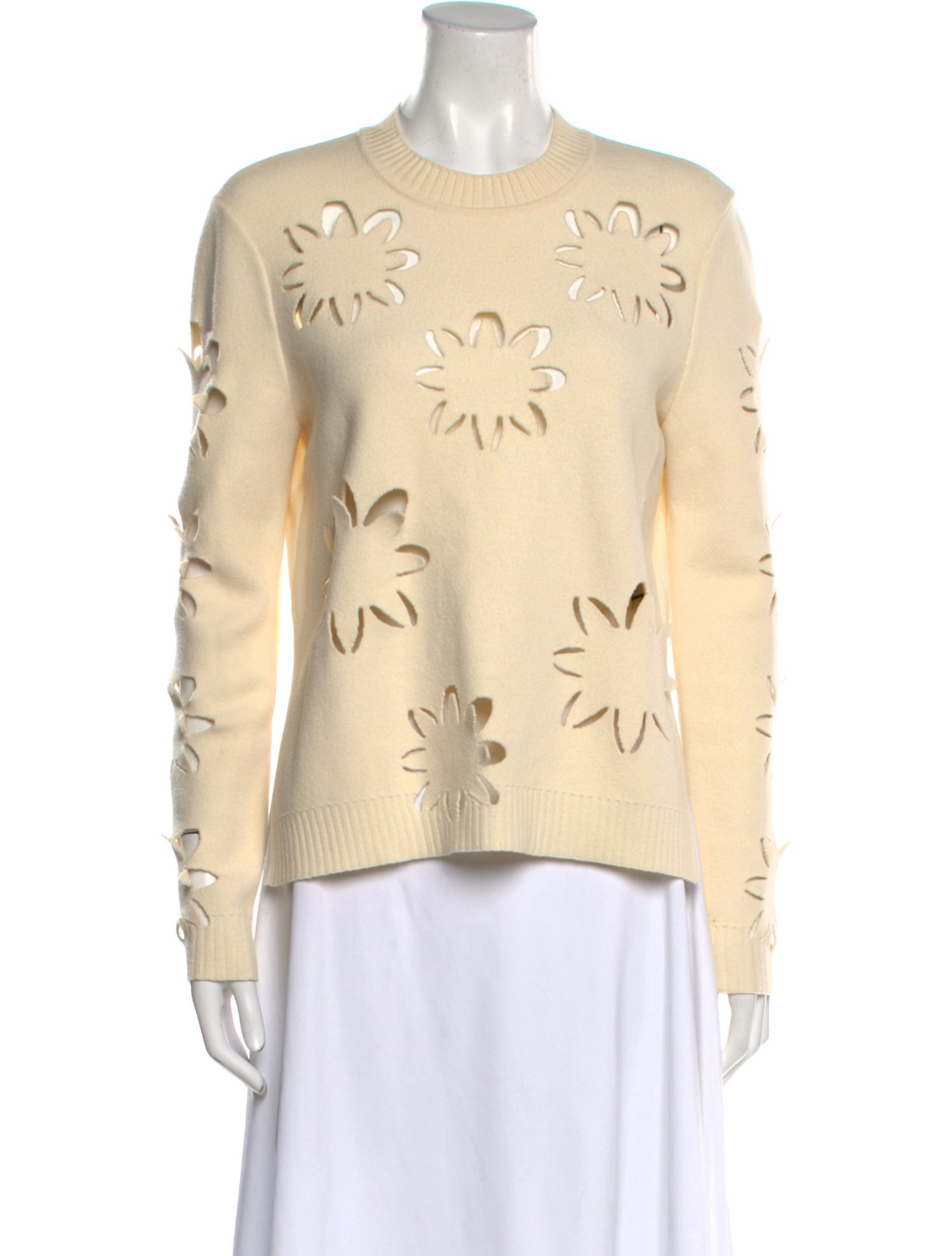 Fendi Wool Crew Neck Sweater