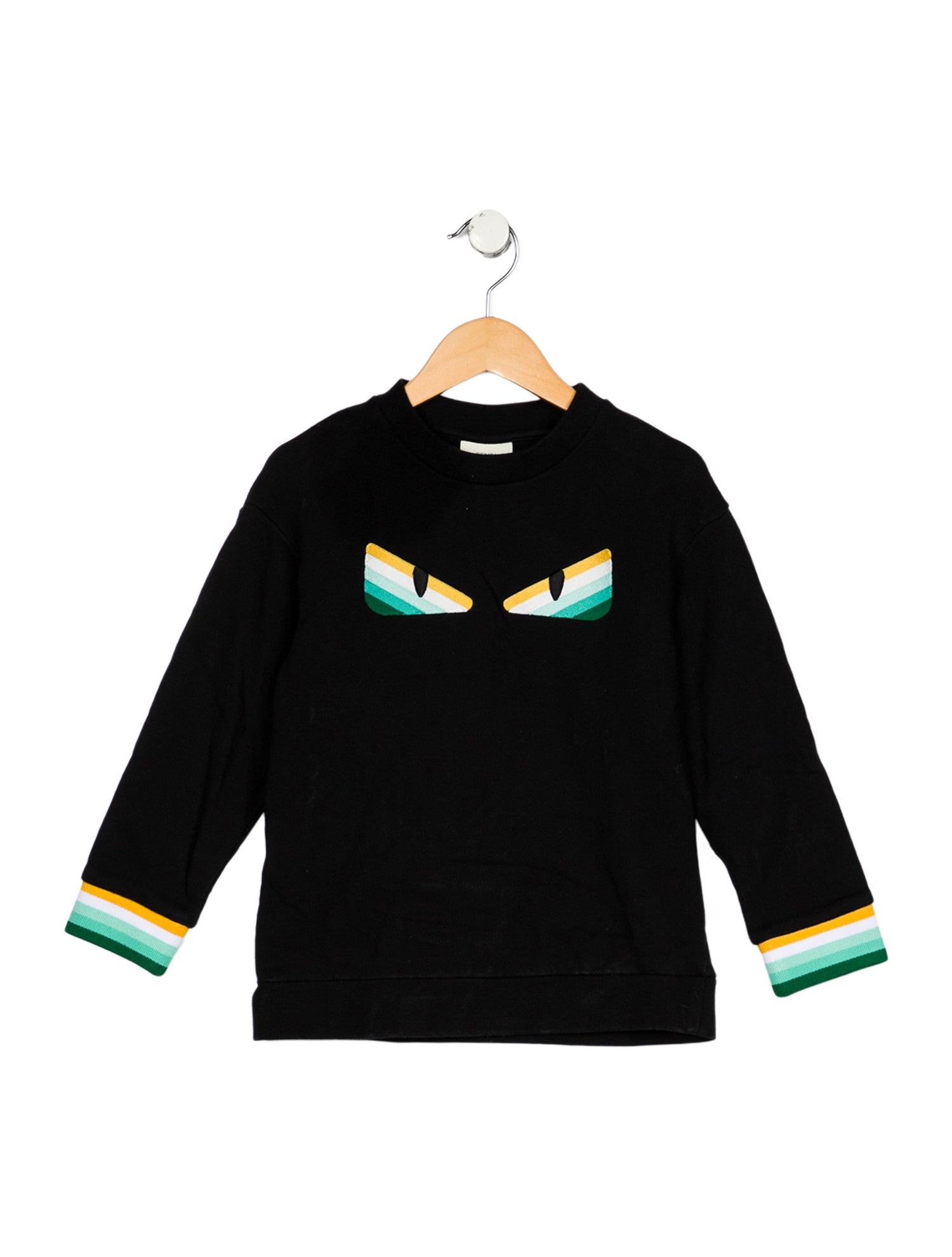 Fendi toddler boys' multicolored sweatshirt
