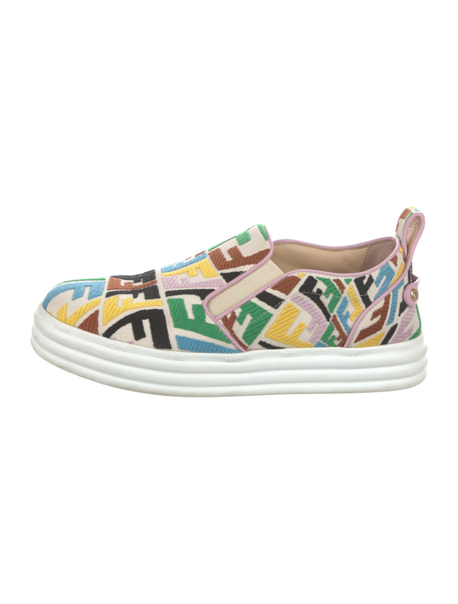 Fendi Zucca FF Logo Printed Sneakers